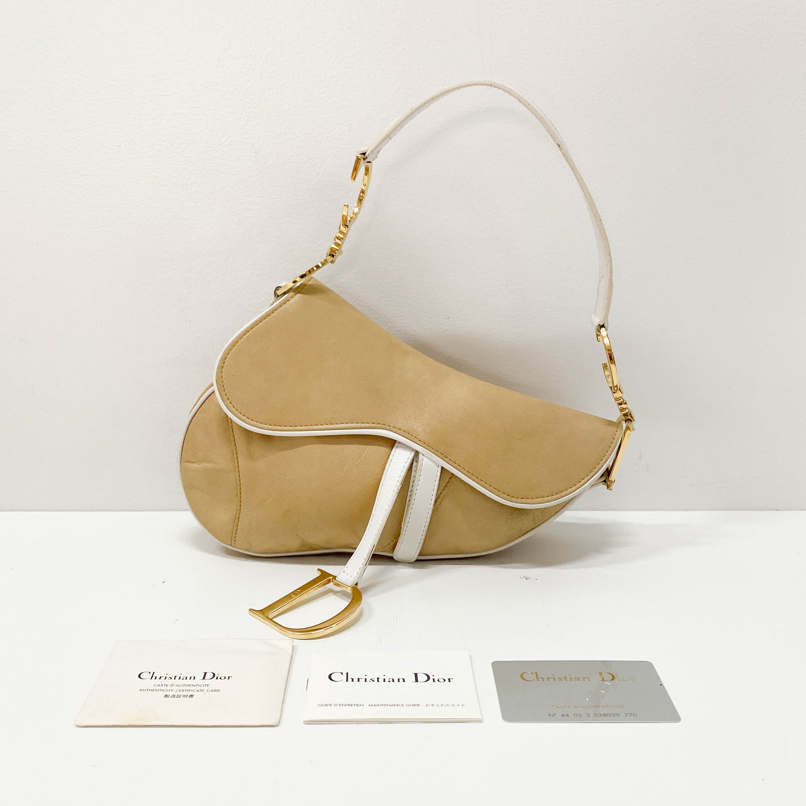 Saddle Brown Leather Shoulder Bag