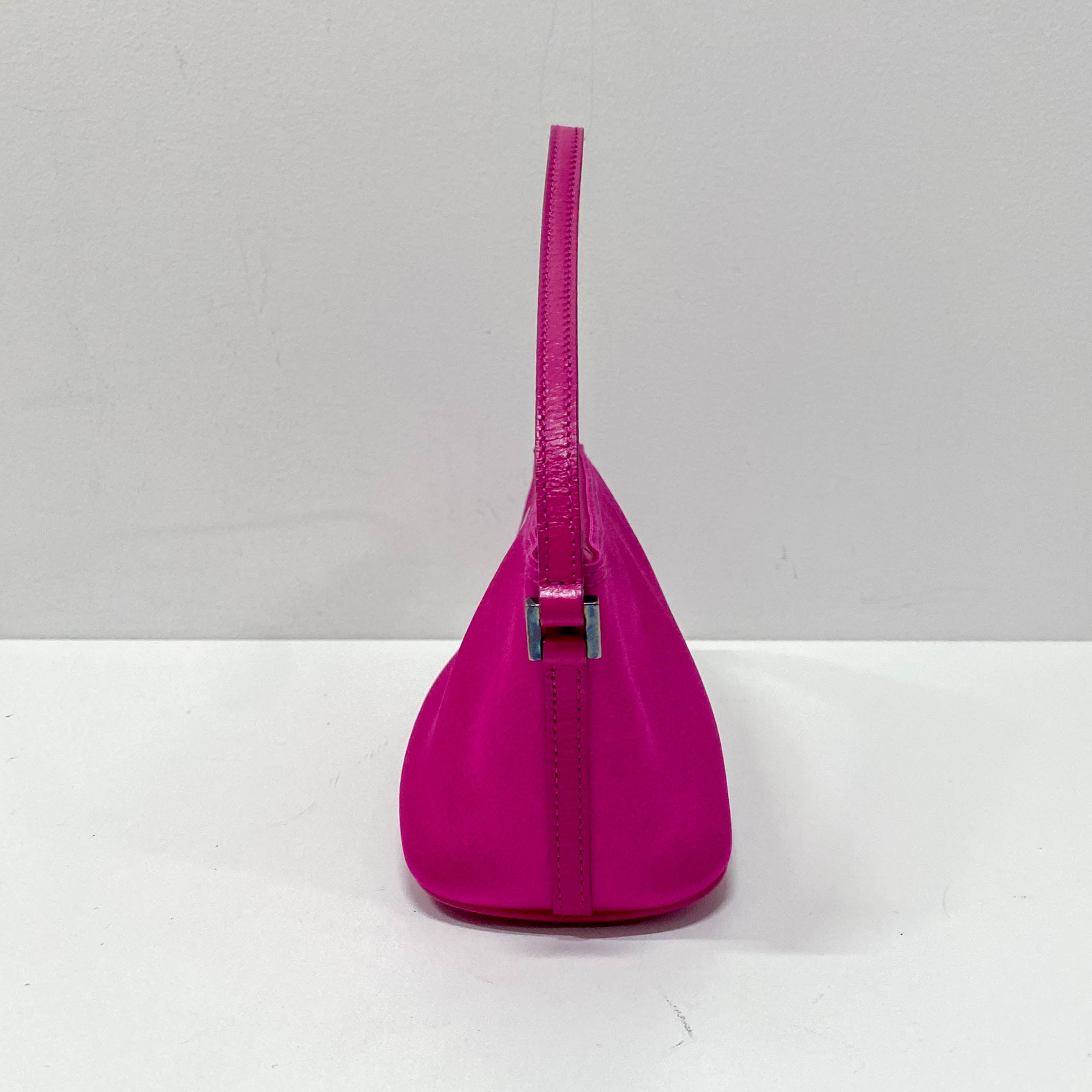 Boat Pink Satin Accessory Pouch