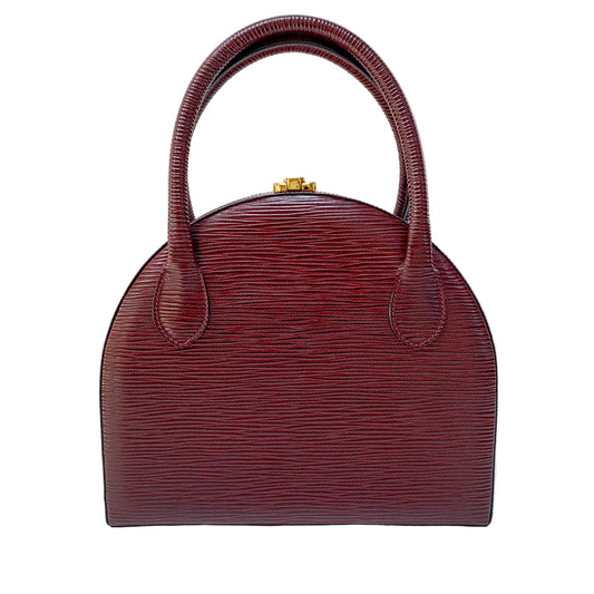 Vintage Red Leather Two Way bag