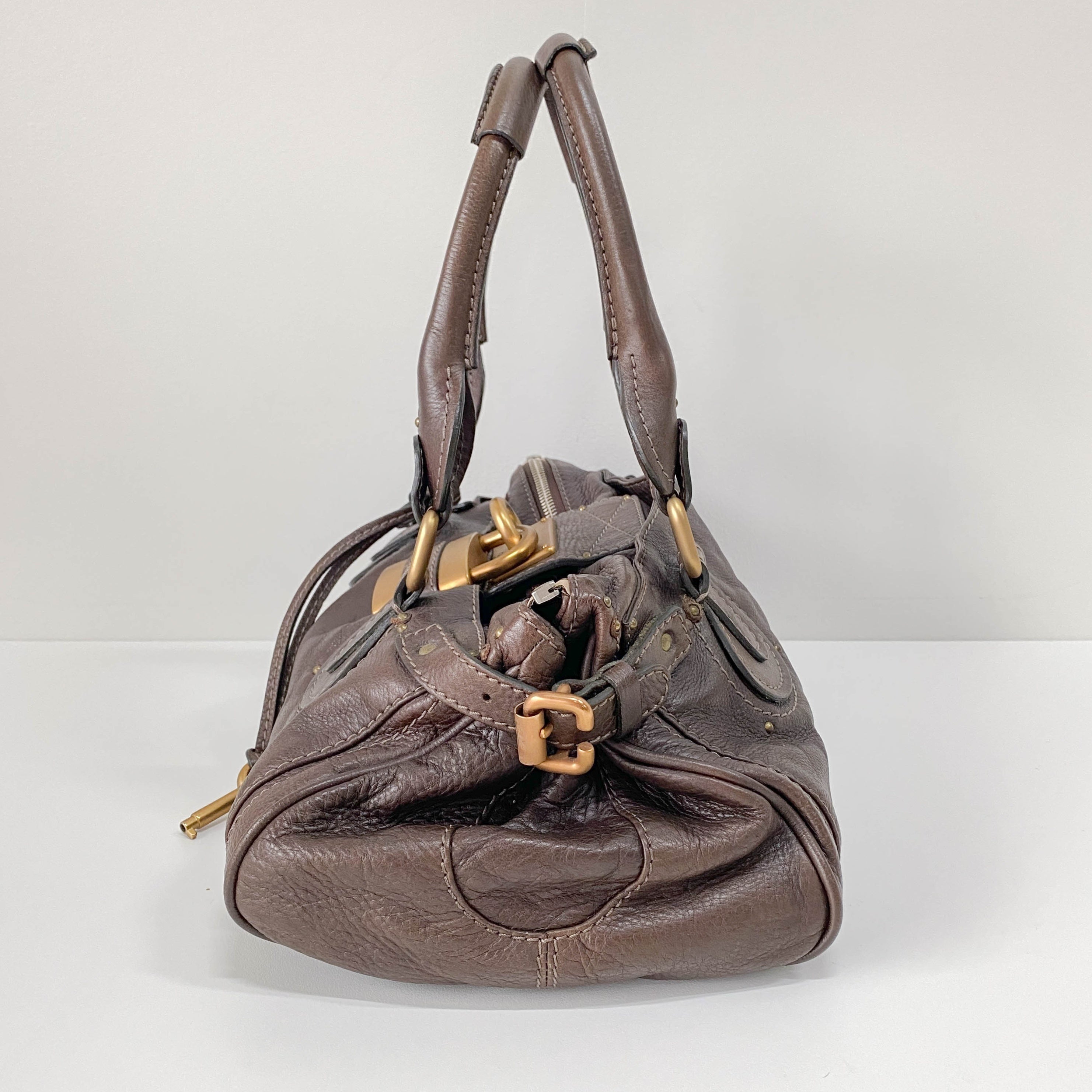 Paddington Brown Leather Shoulder Bag