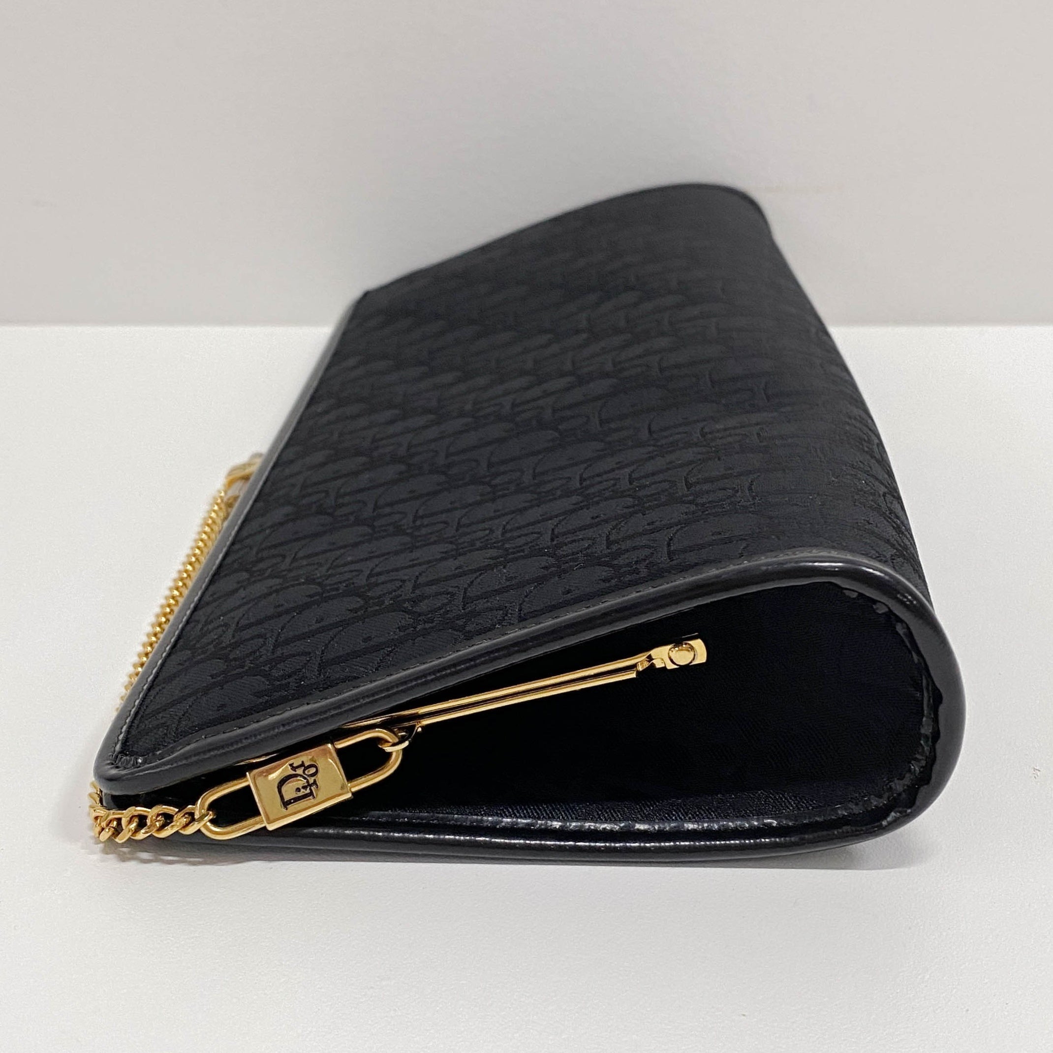 Vintage Black Canvas Two Way Bag