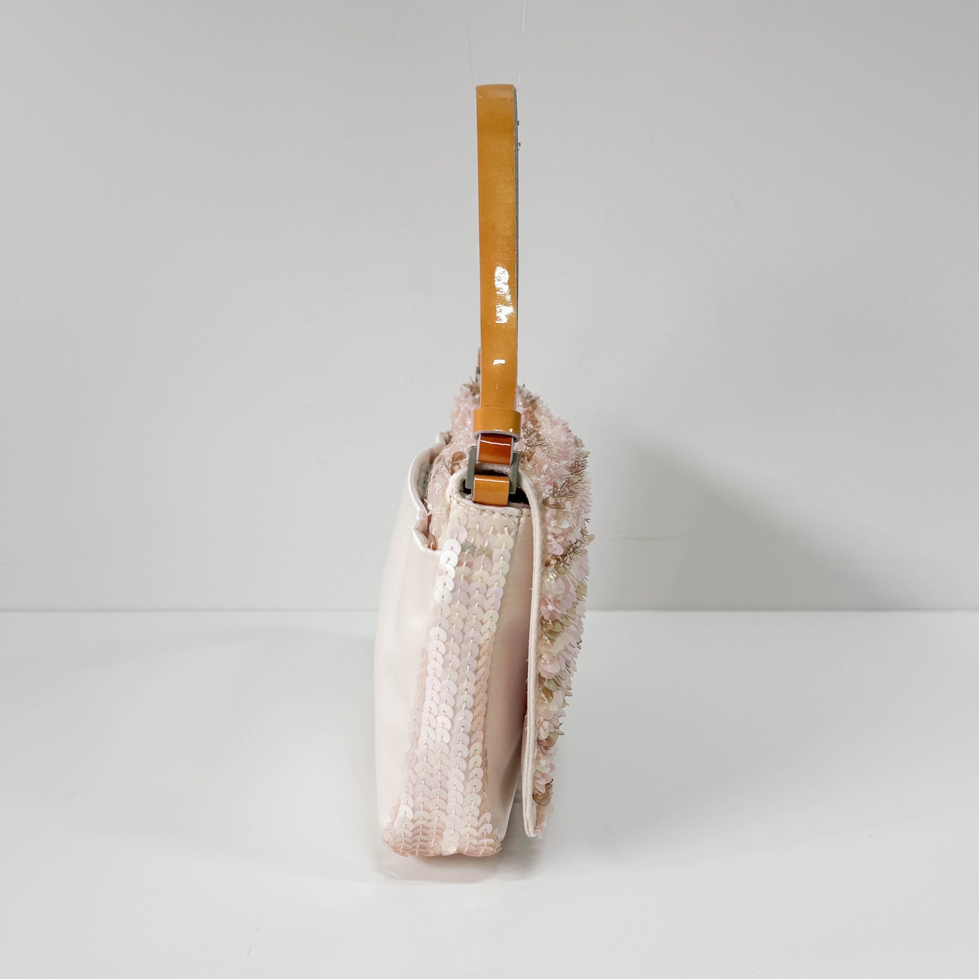 Pink Sequin Shoulder Bag