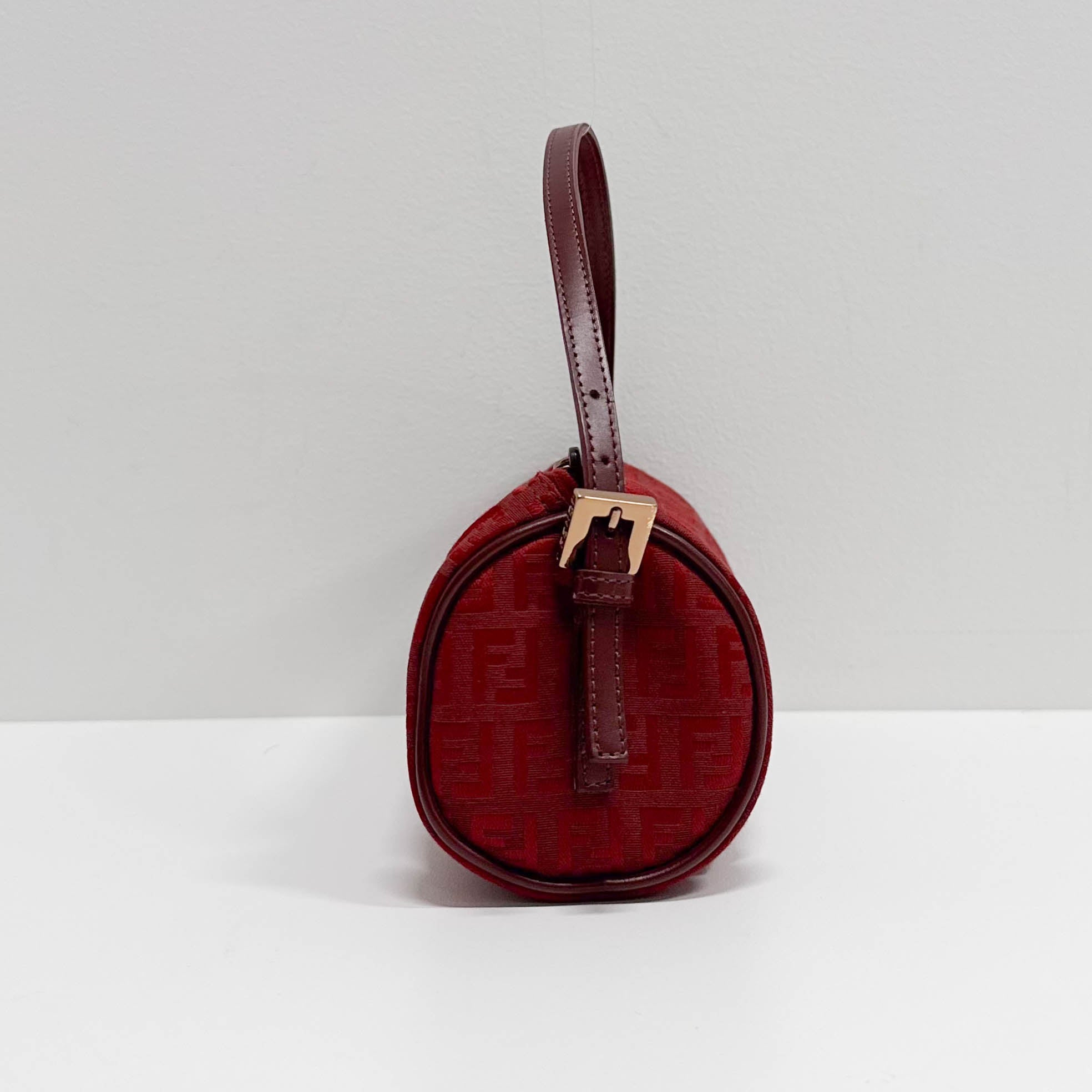 Zucchino Red Canvas Shoulder Bag