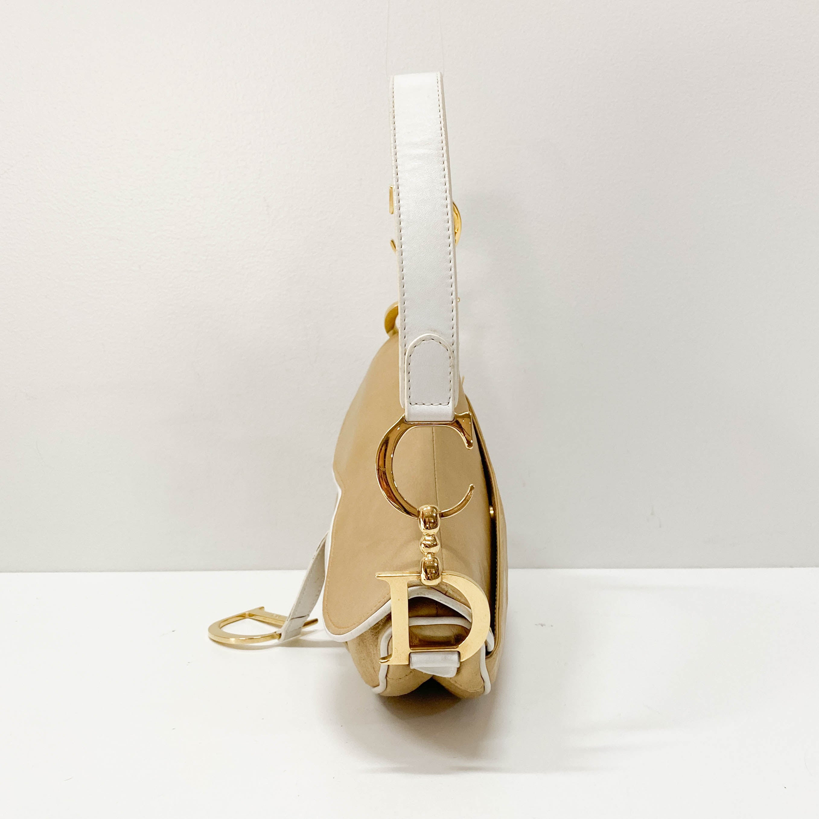 Saddle Brown Leather Shoulder Bag