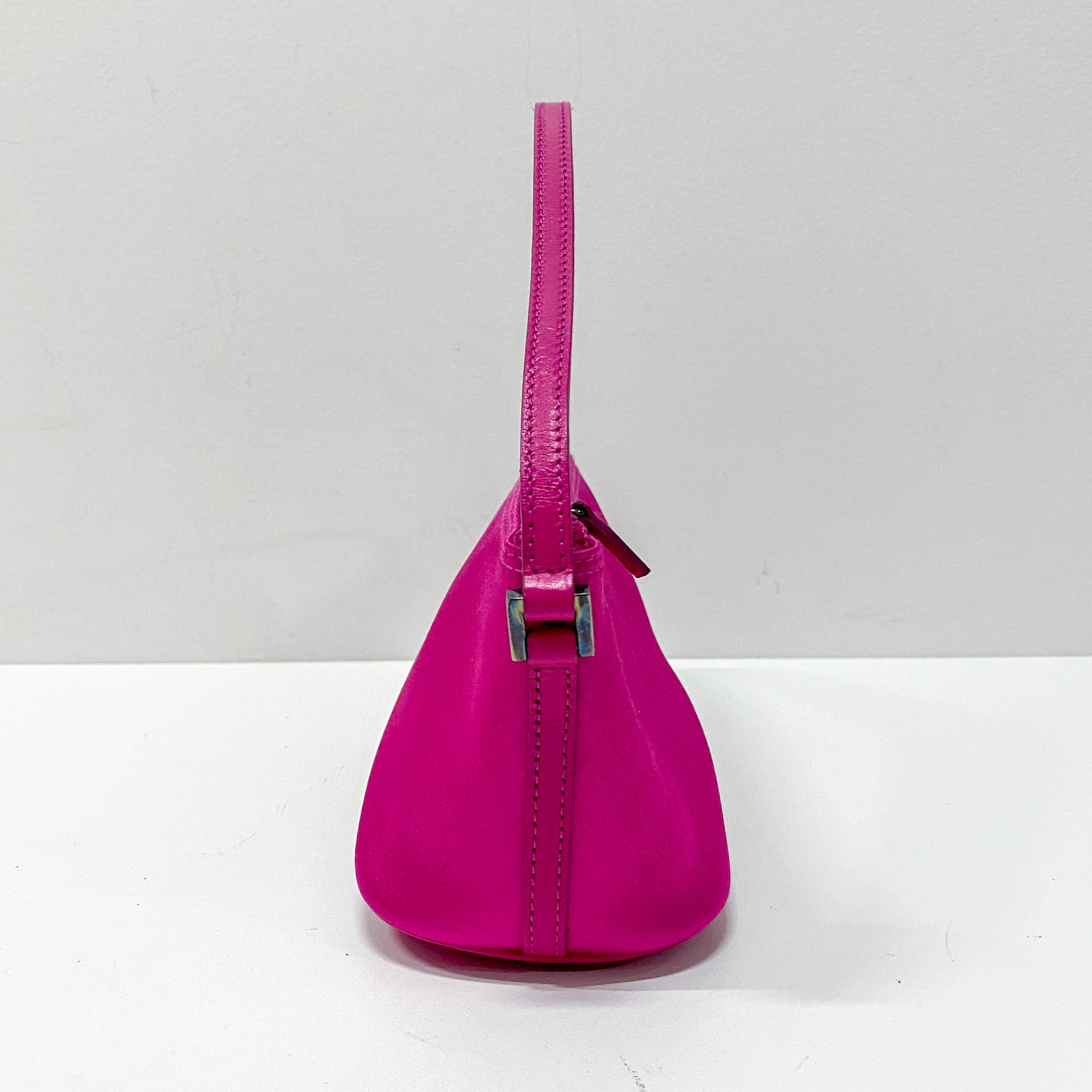 Boat Pink Satin Accessory Pouch