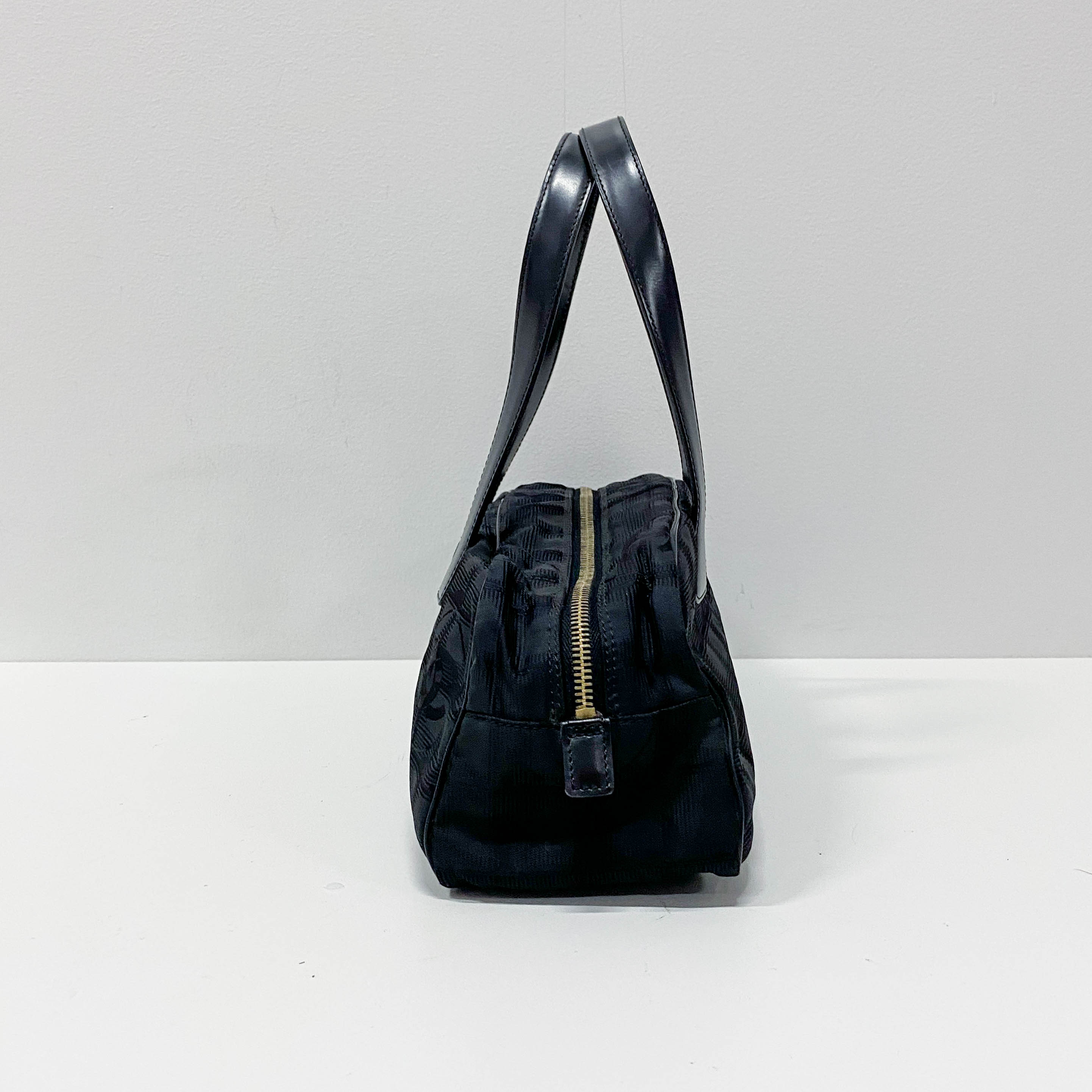Black Nylon Shoulder Bag