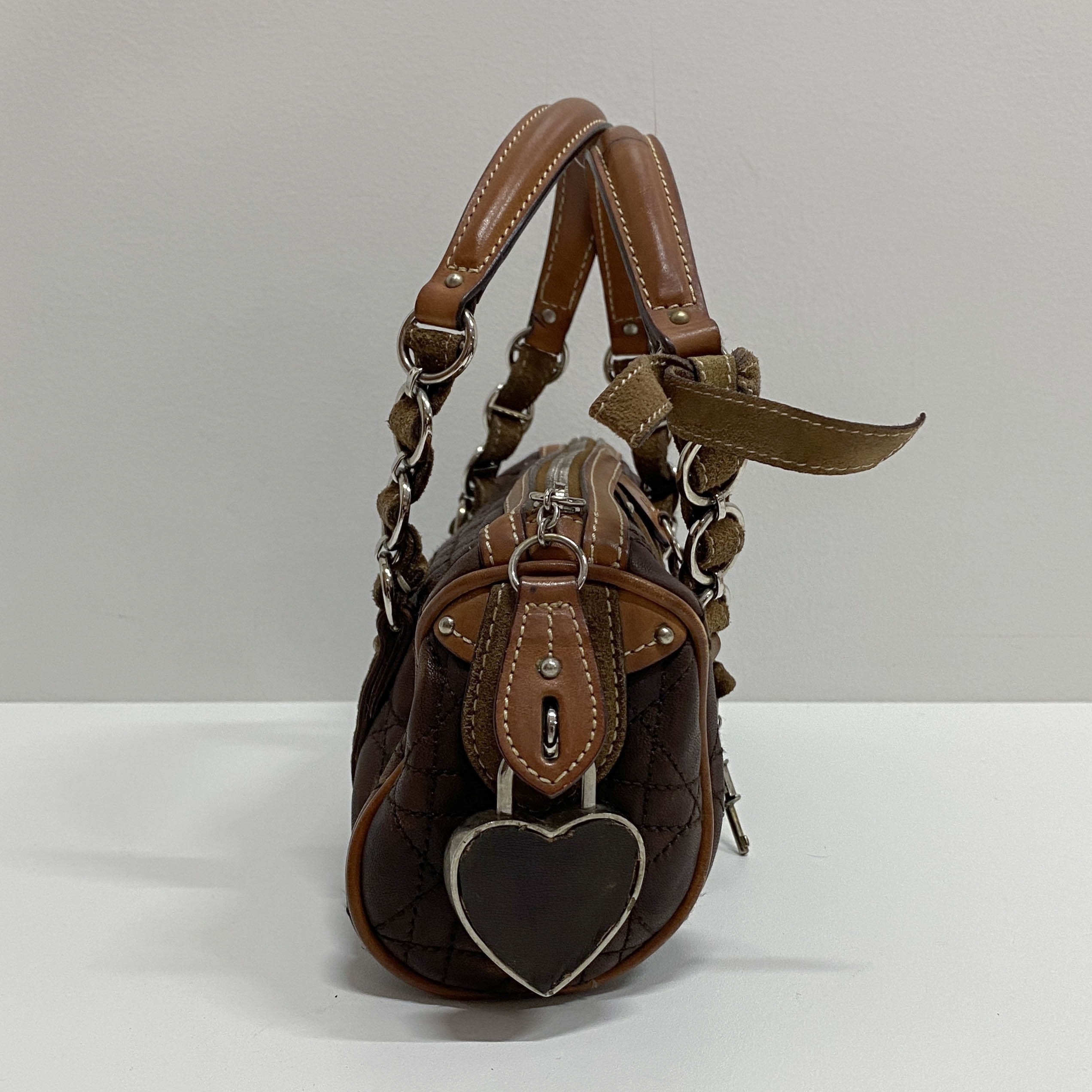 Vintage Brown Leather Hand Bag