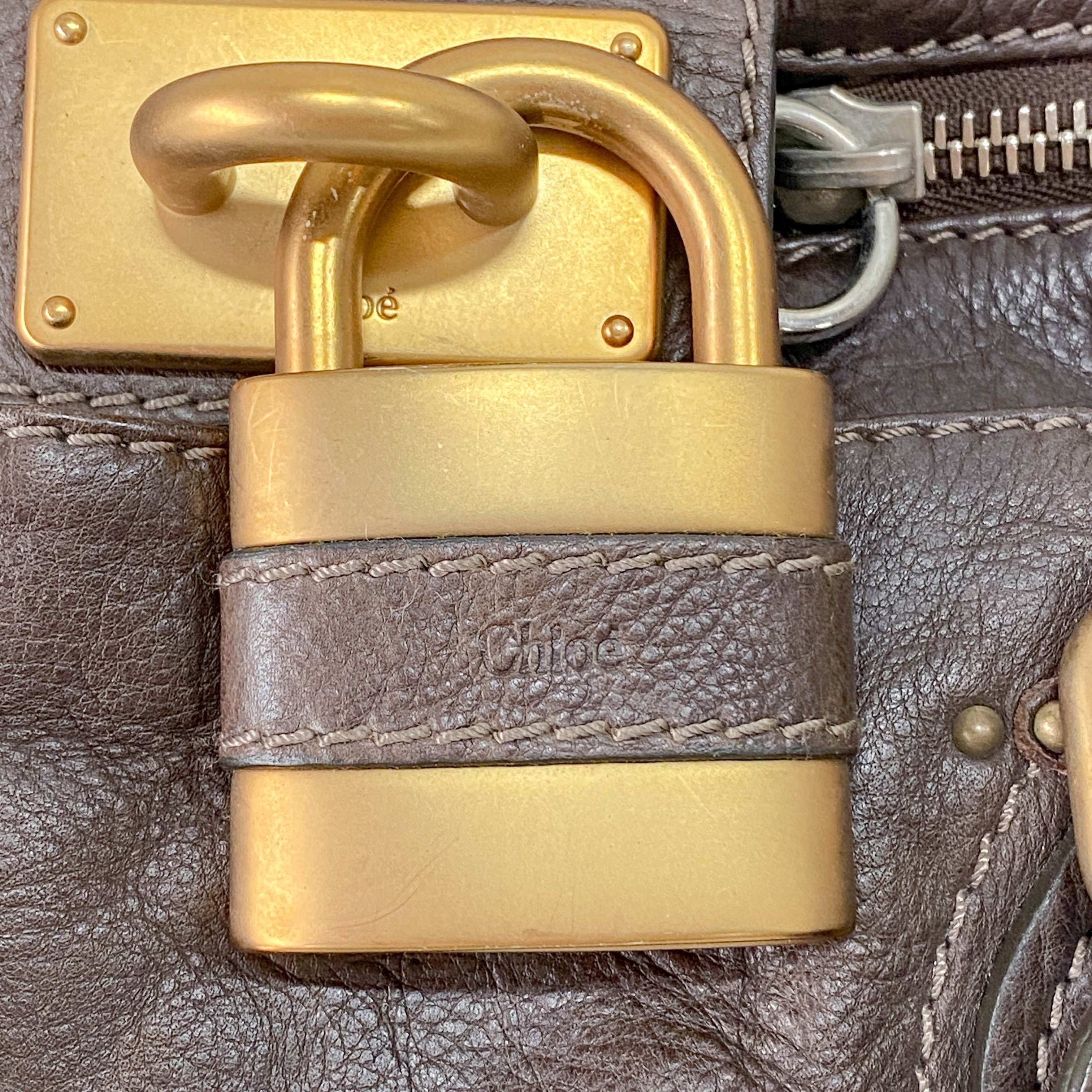 Paddington Brown Leather Shoulder Bag