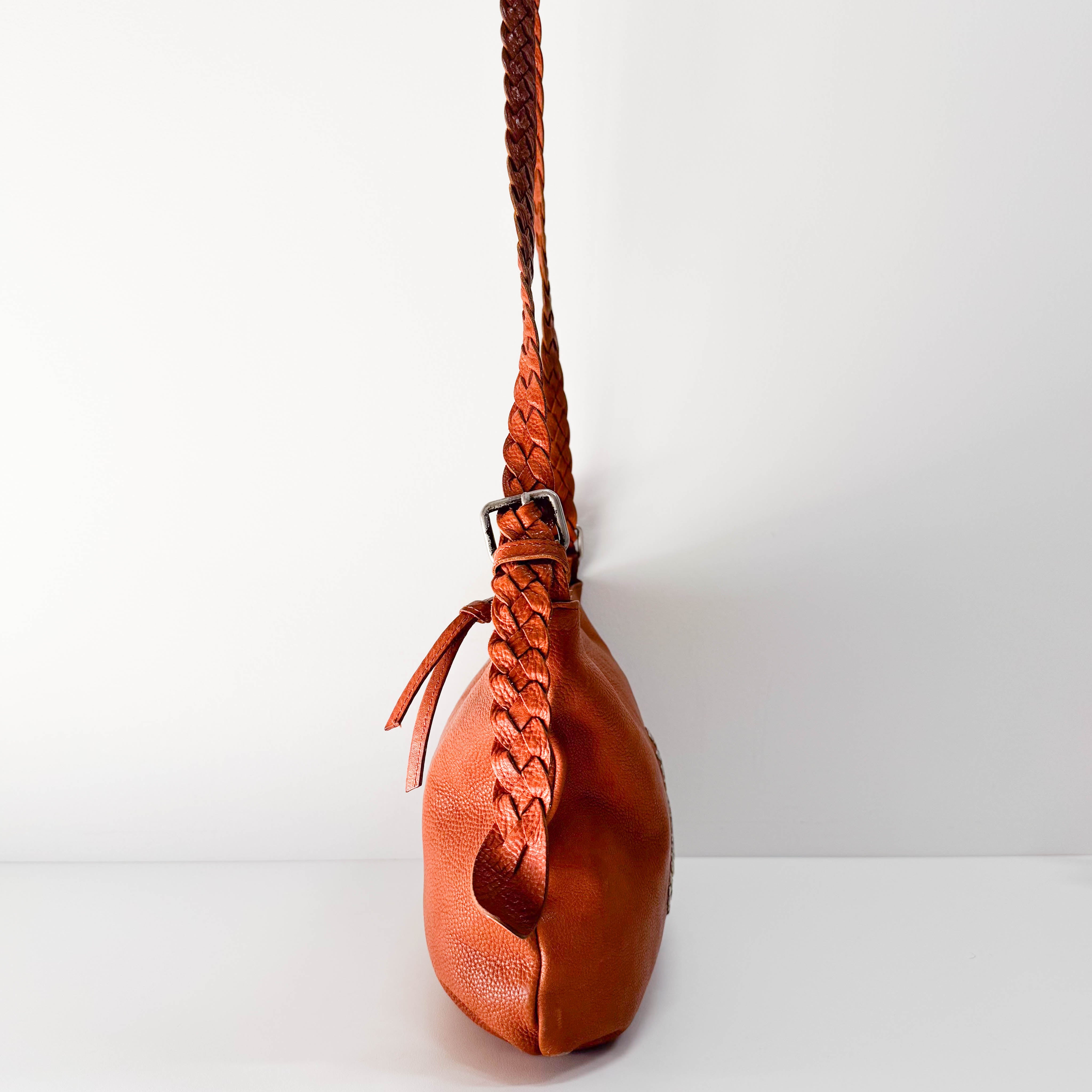 Brown Leather Crossbody Bag