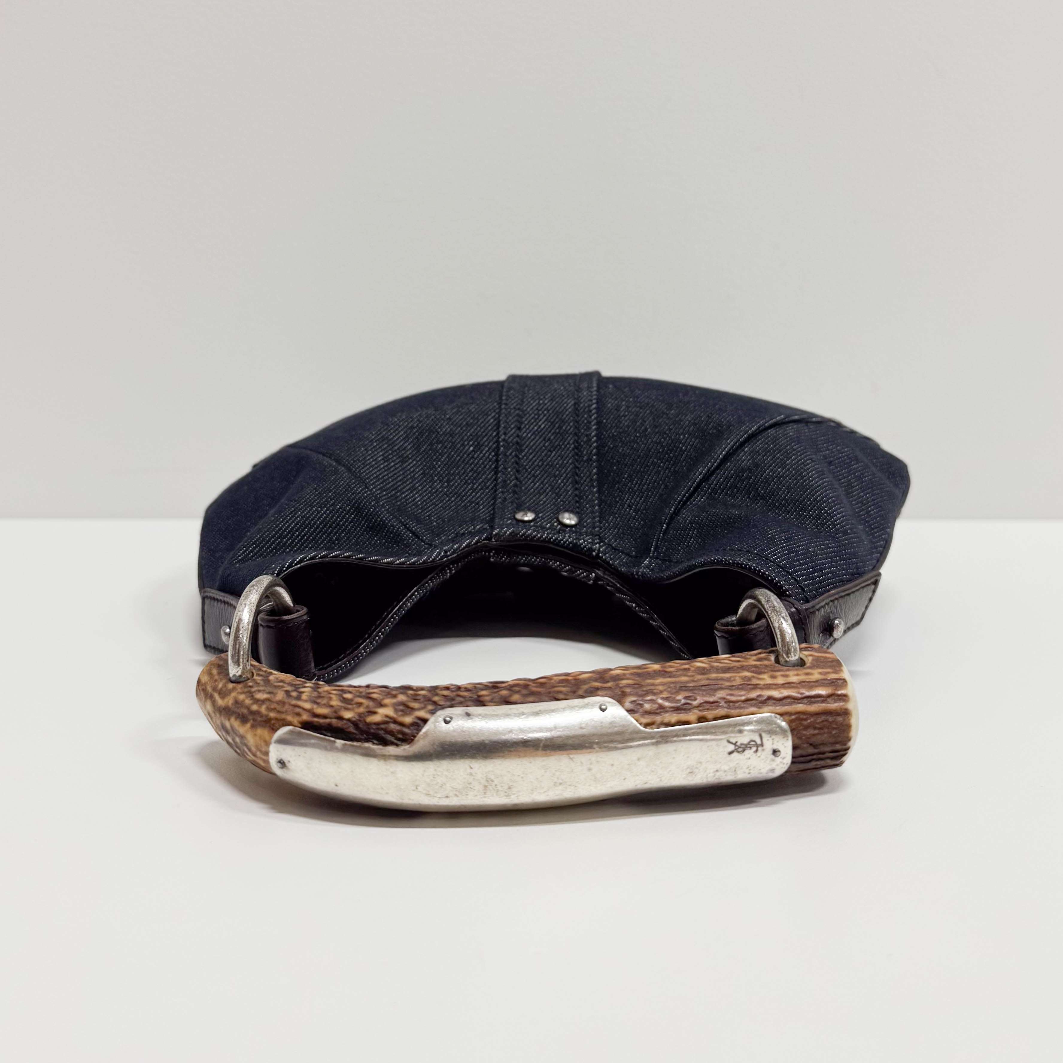 YSL Mini Mombasa Denim Hand Bag