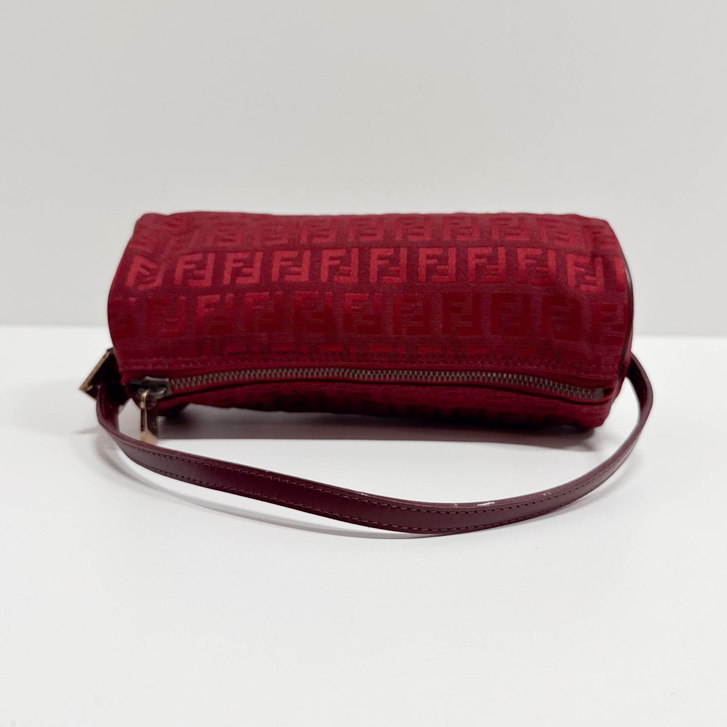 Zucchino Red Canvas Shoulder Bag