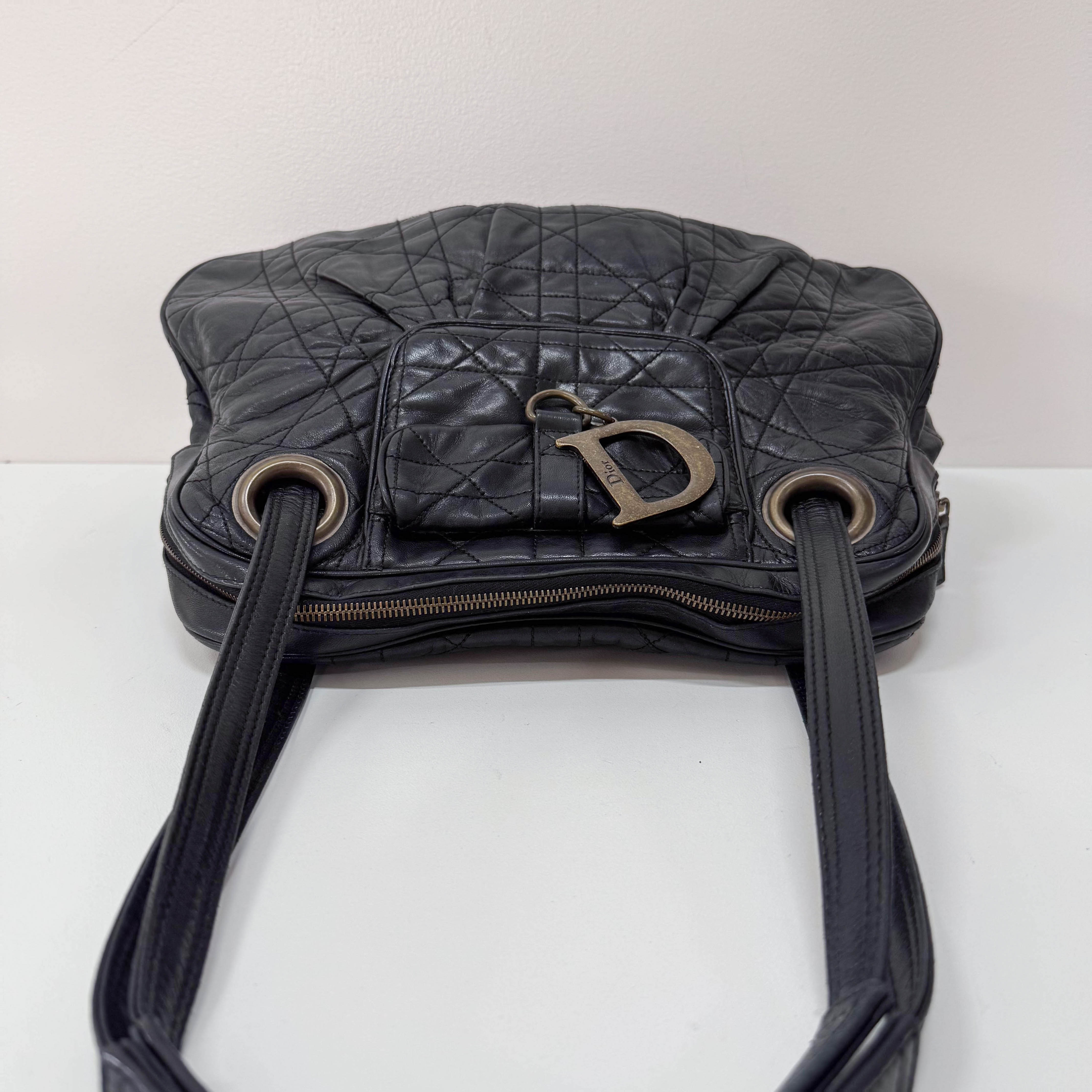 Black Leather Shoulder Bag