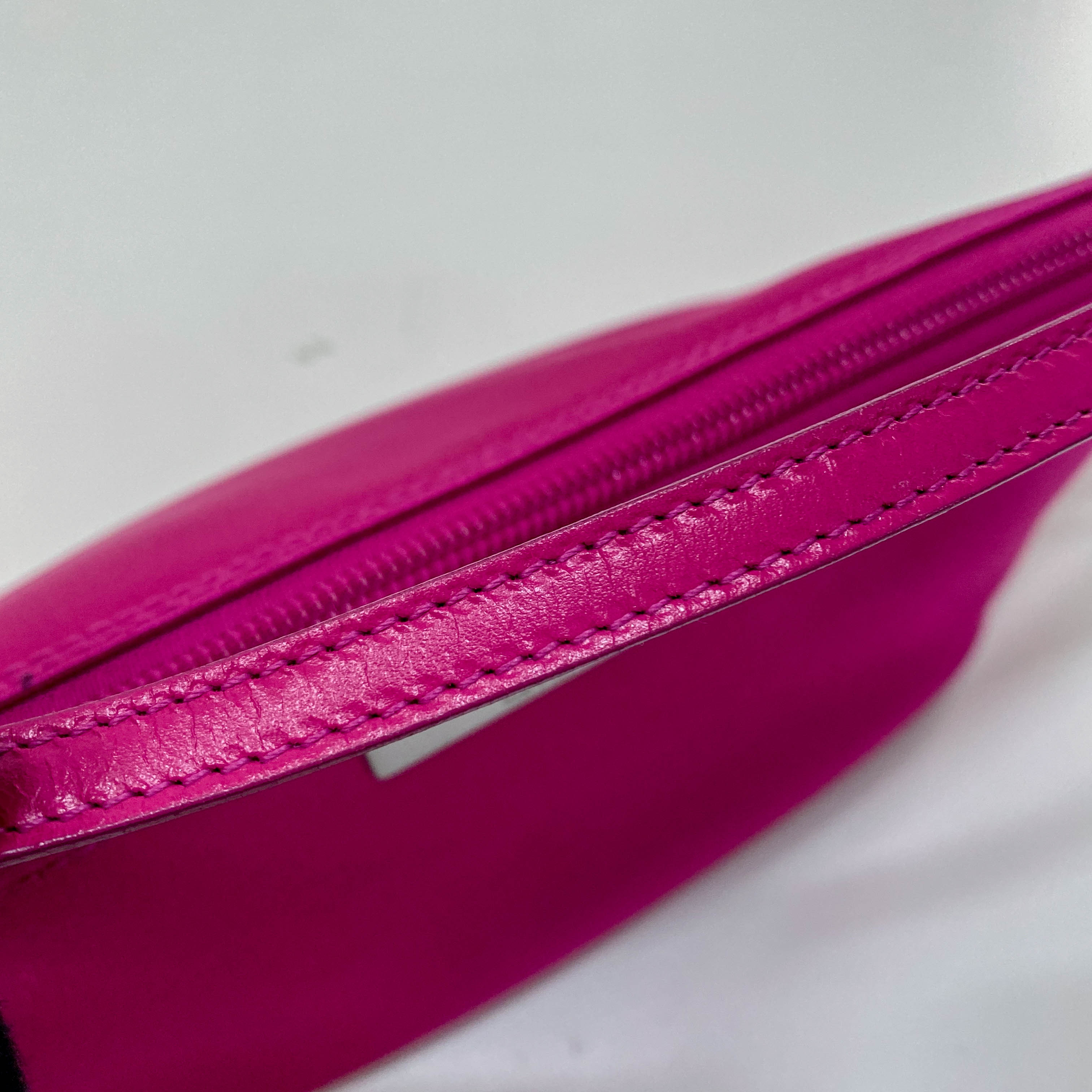 Boat Pink Satin Accessory Pouch