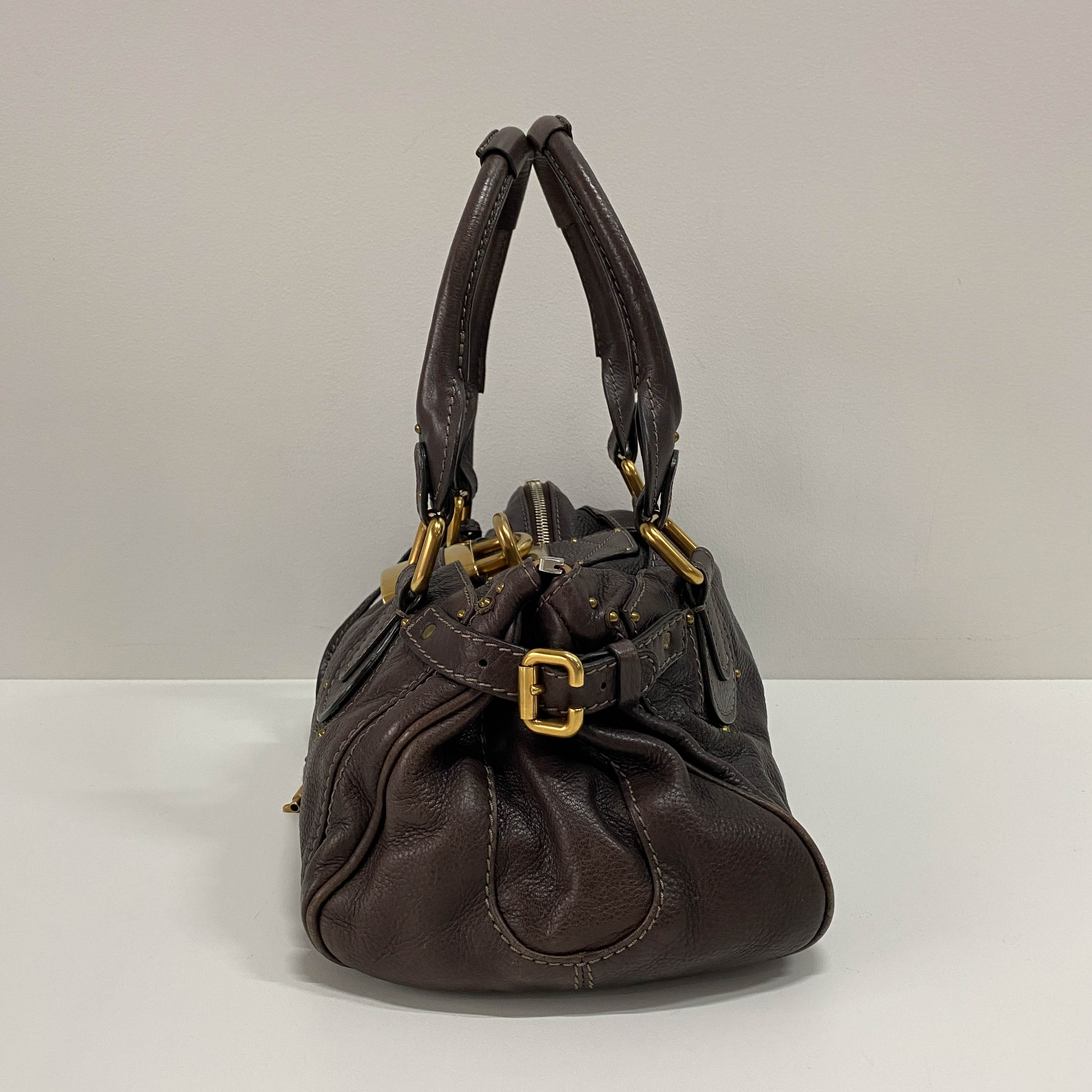 Paddington Brown Leather Handbag