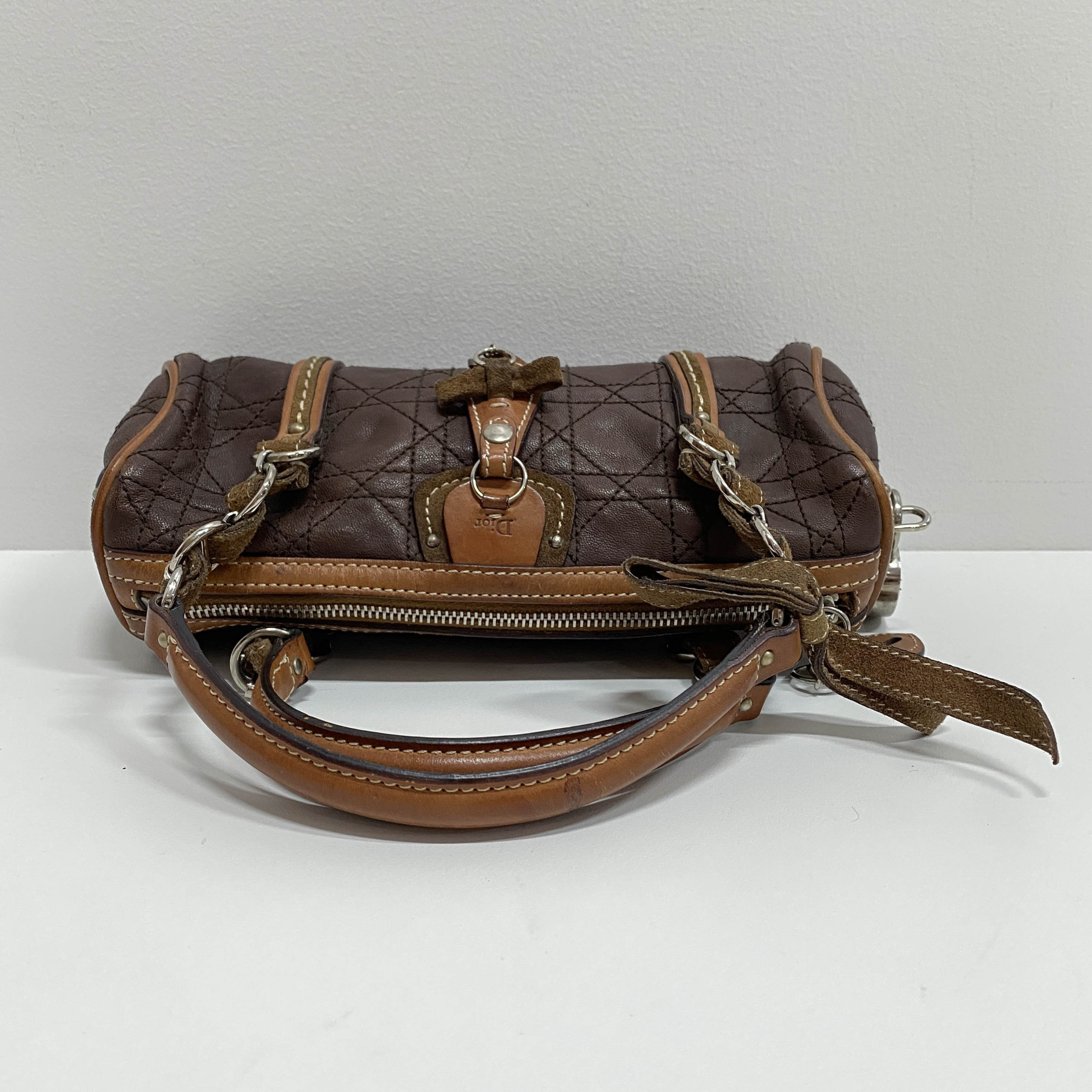 Vintage Brown Leather Hand Bag