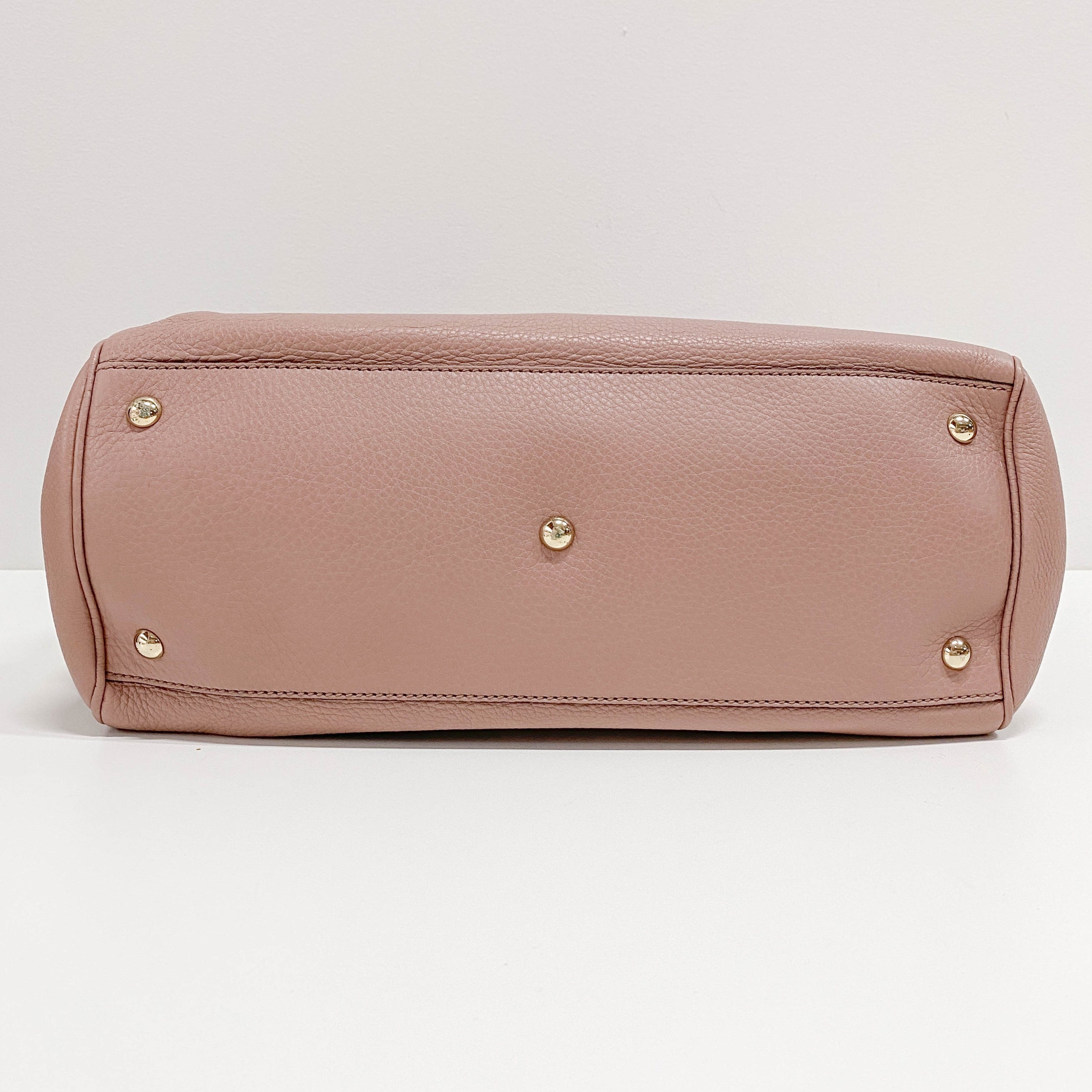 Bamboo Shopper Pink Leather Two Way Bag