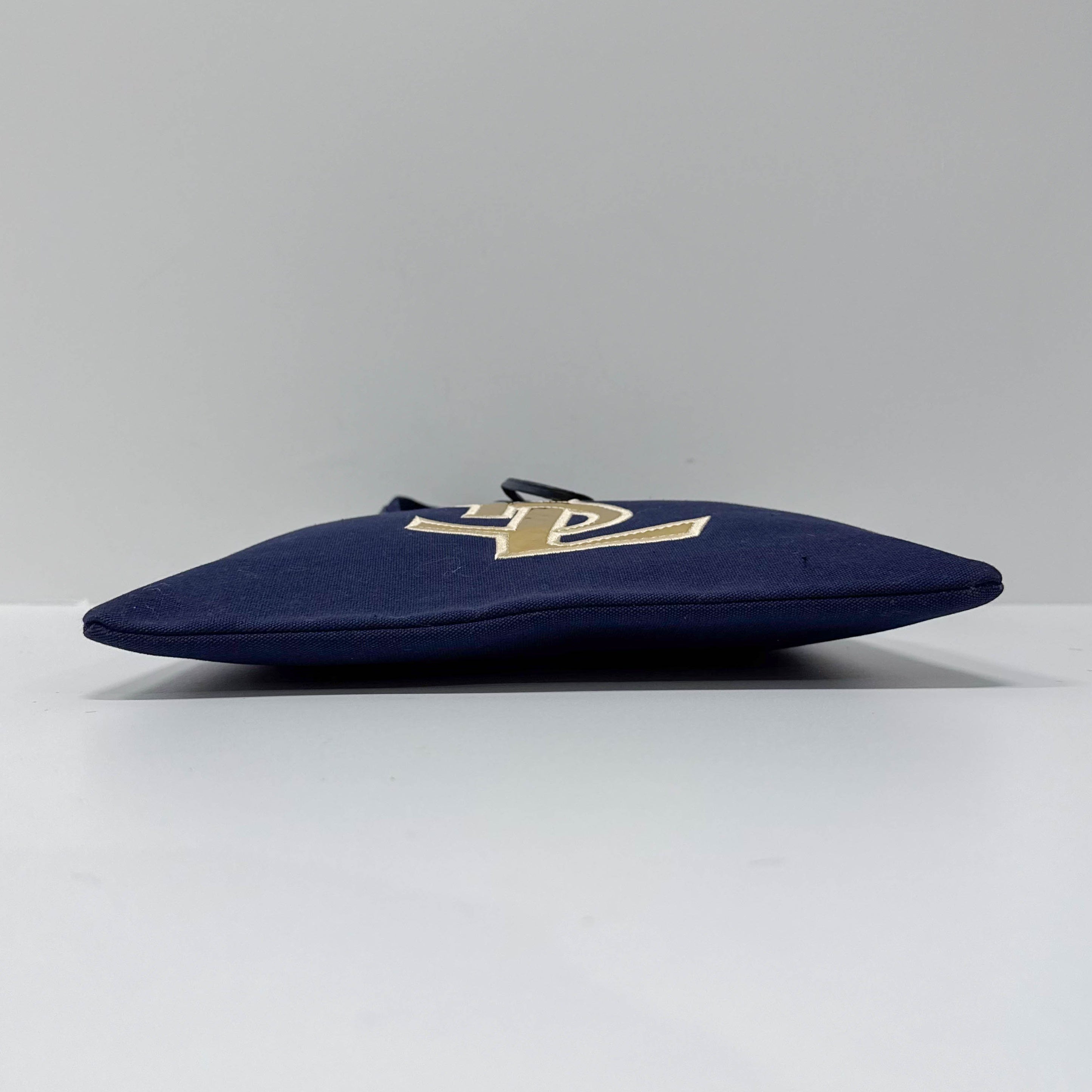 Navy Blue Cotton Tote Bag