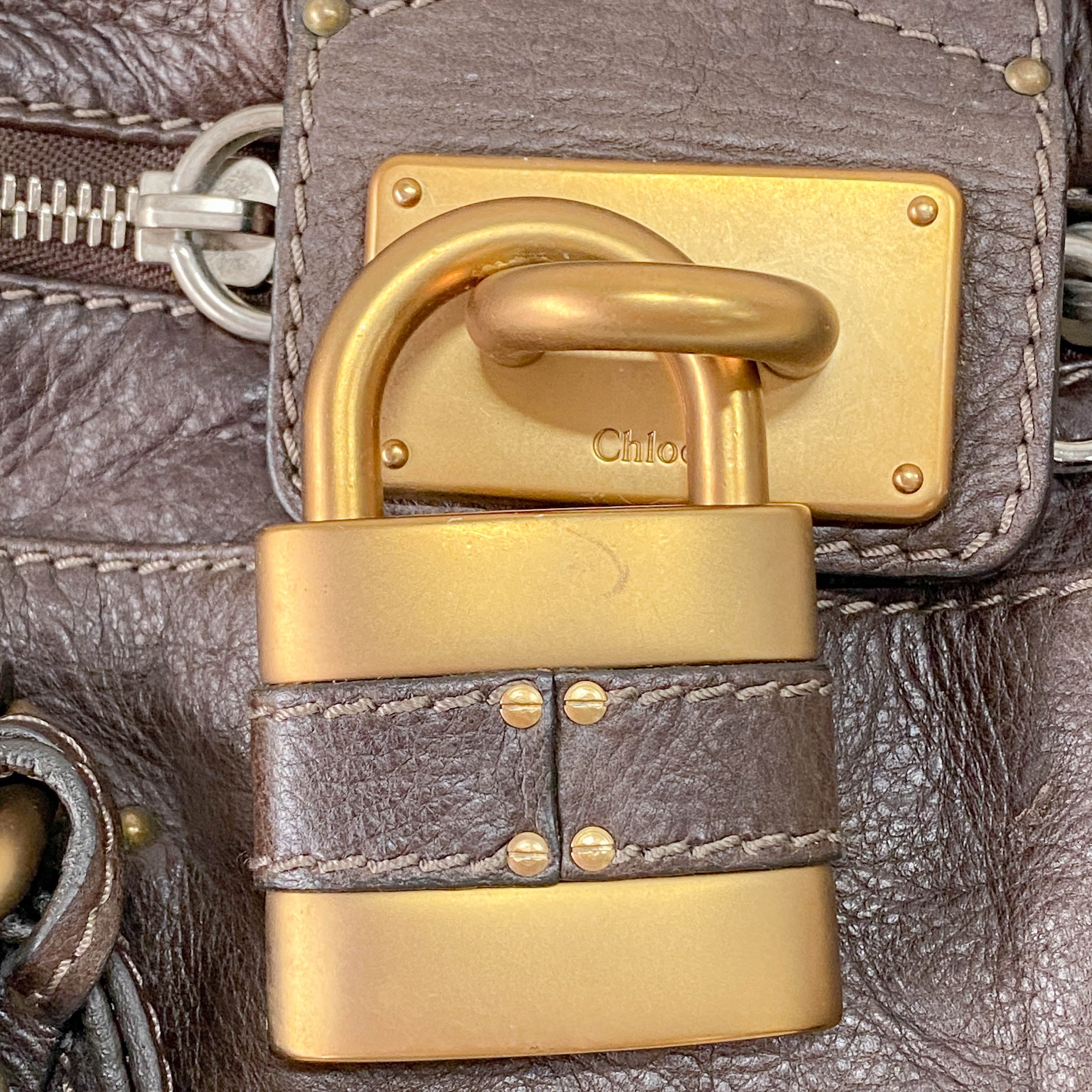 Paddington Brown Leather Shoulder Bag