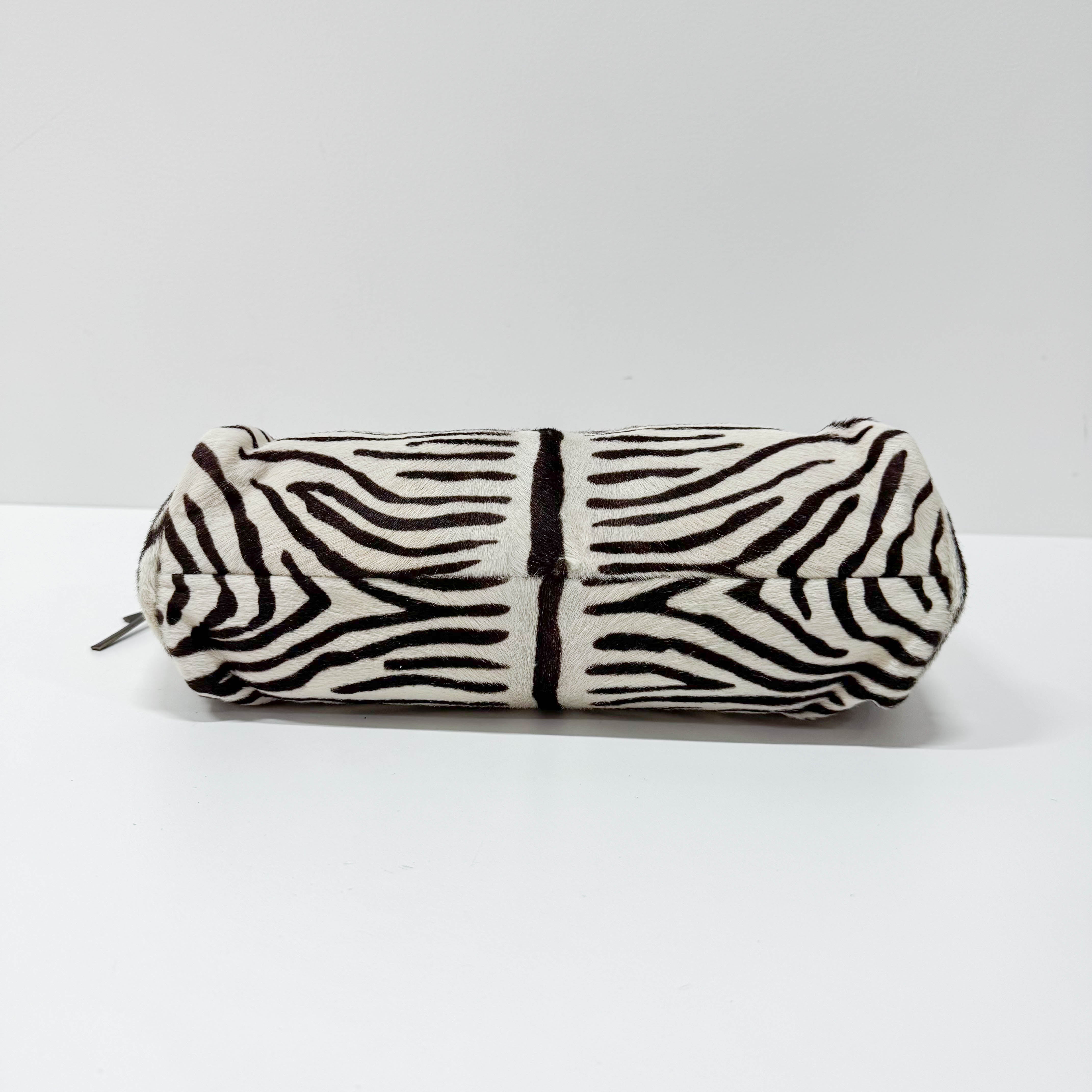 Pony Hair Zebra Print Totes