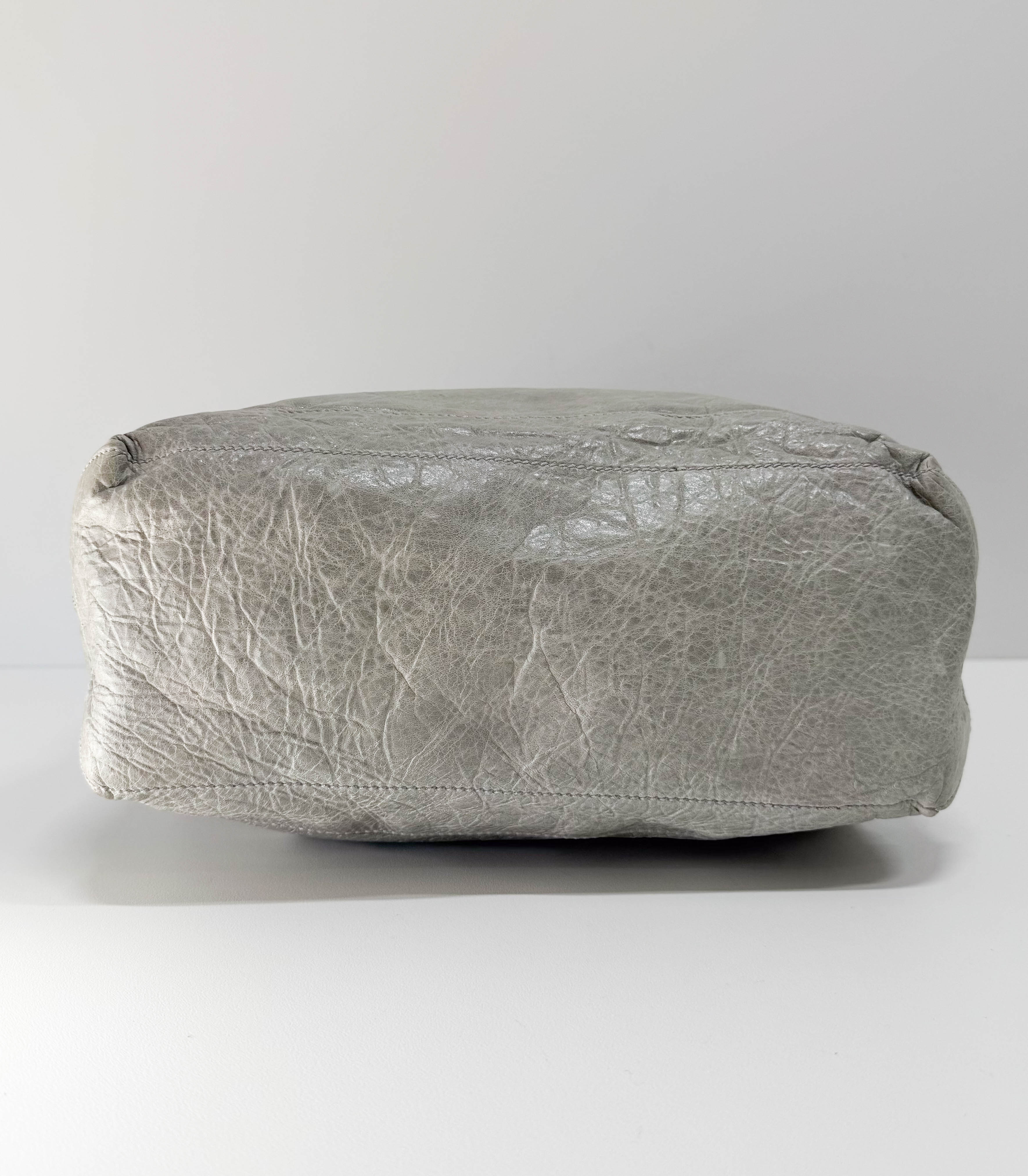 Giant Day Light Green Leather Hobo Bag