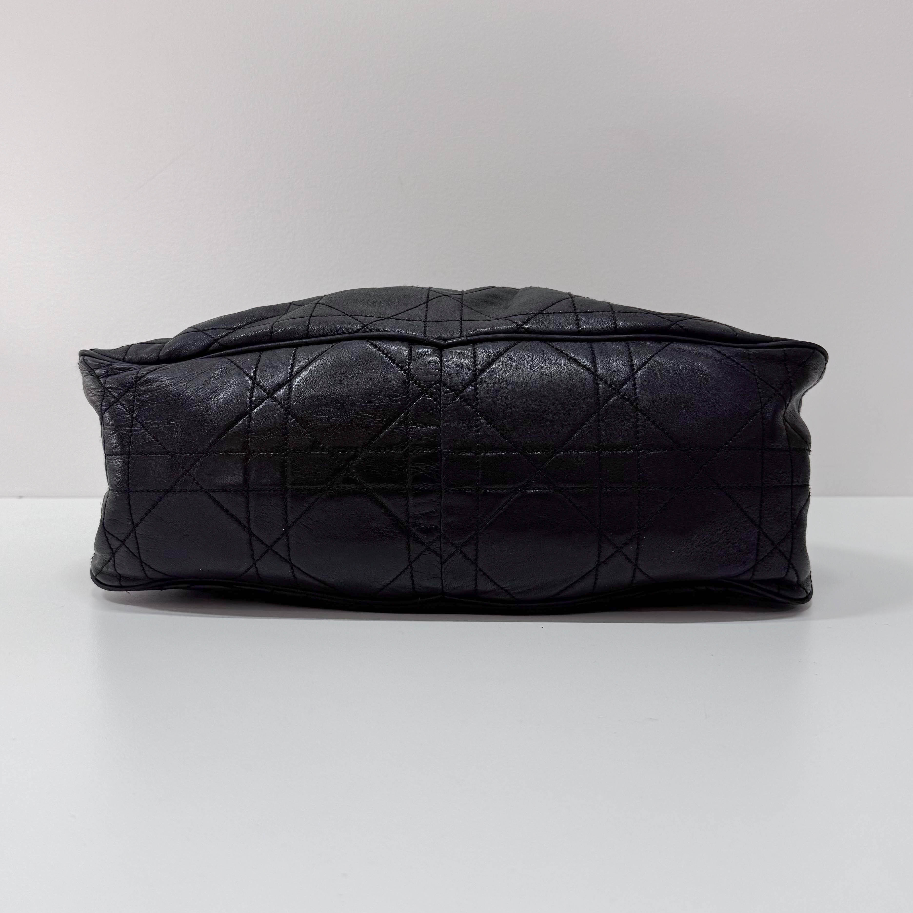 Black Leather Shoulder Bag