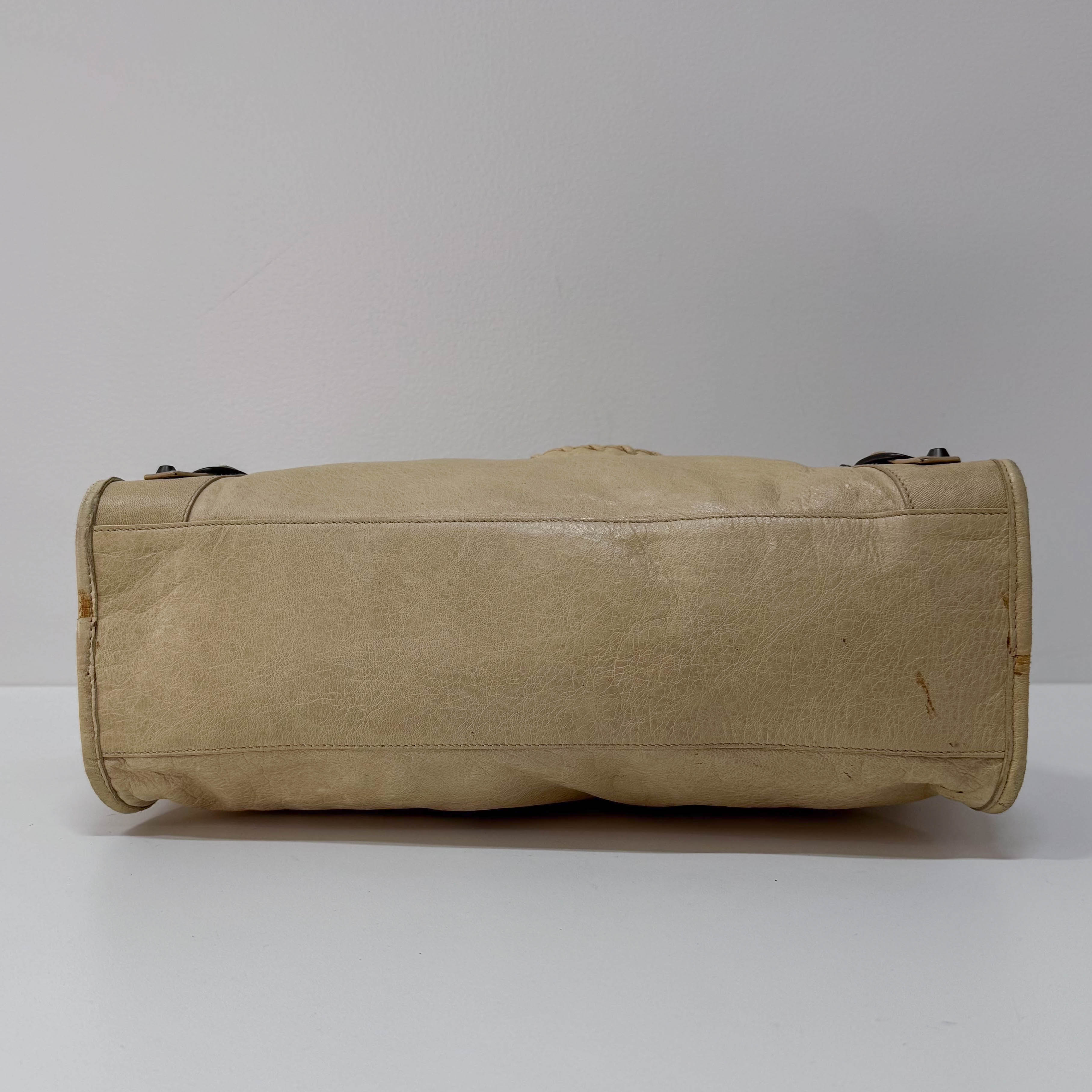 The City Green Leather Two Way Bag