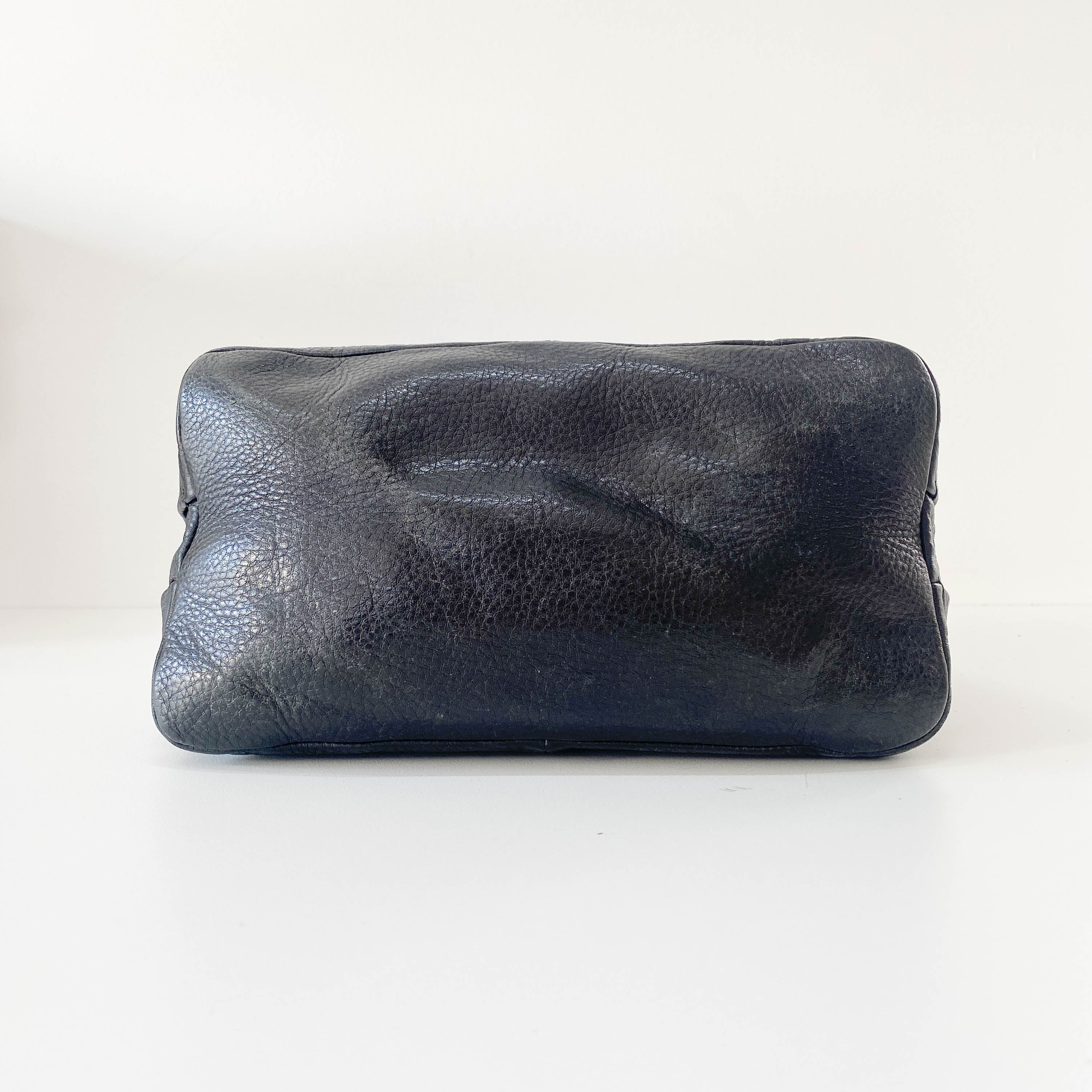 Black Leather Shoulder Bag