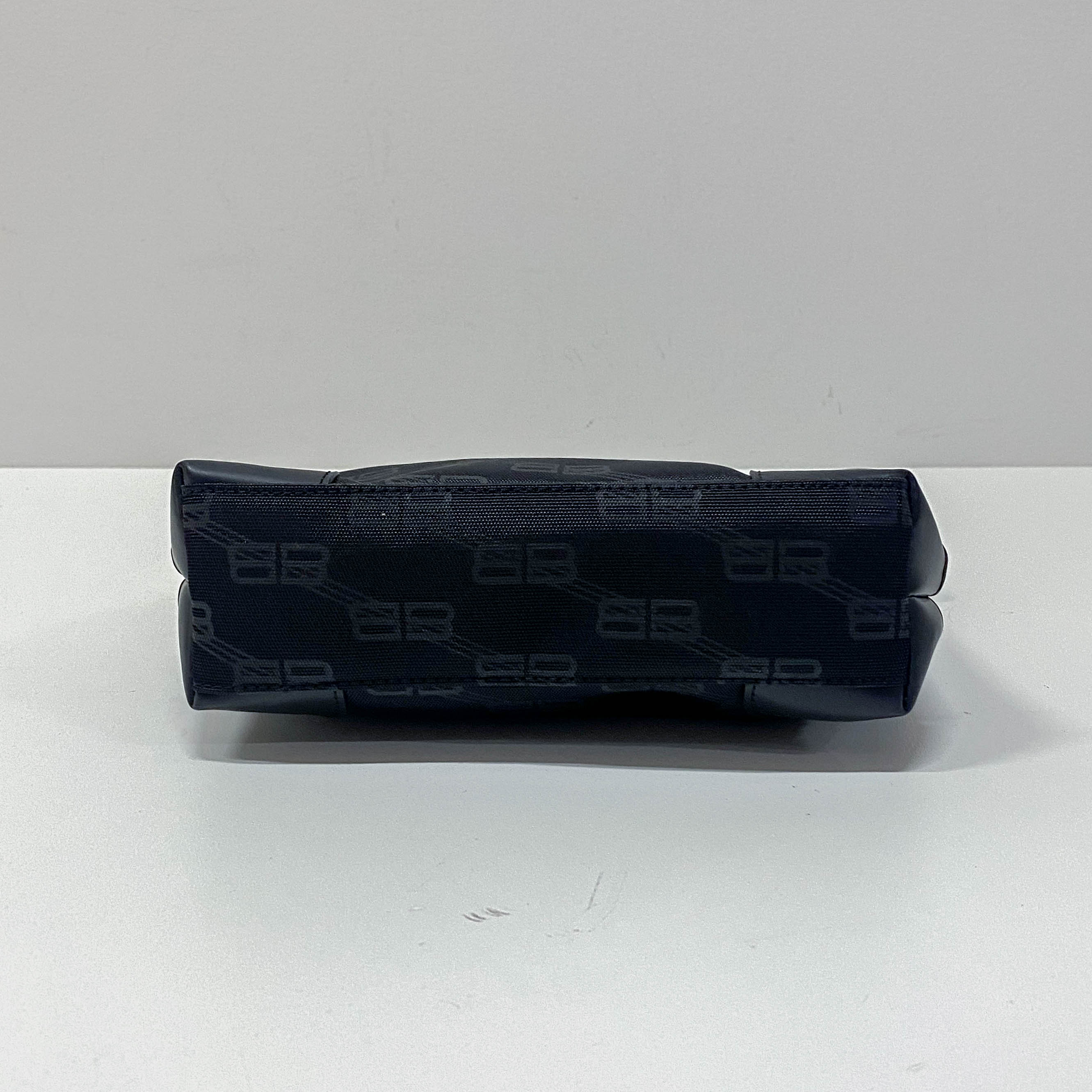 Monogram Black Canvas Shoulder Bag