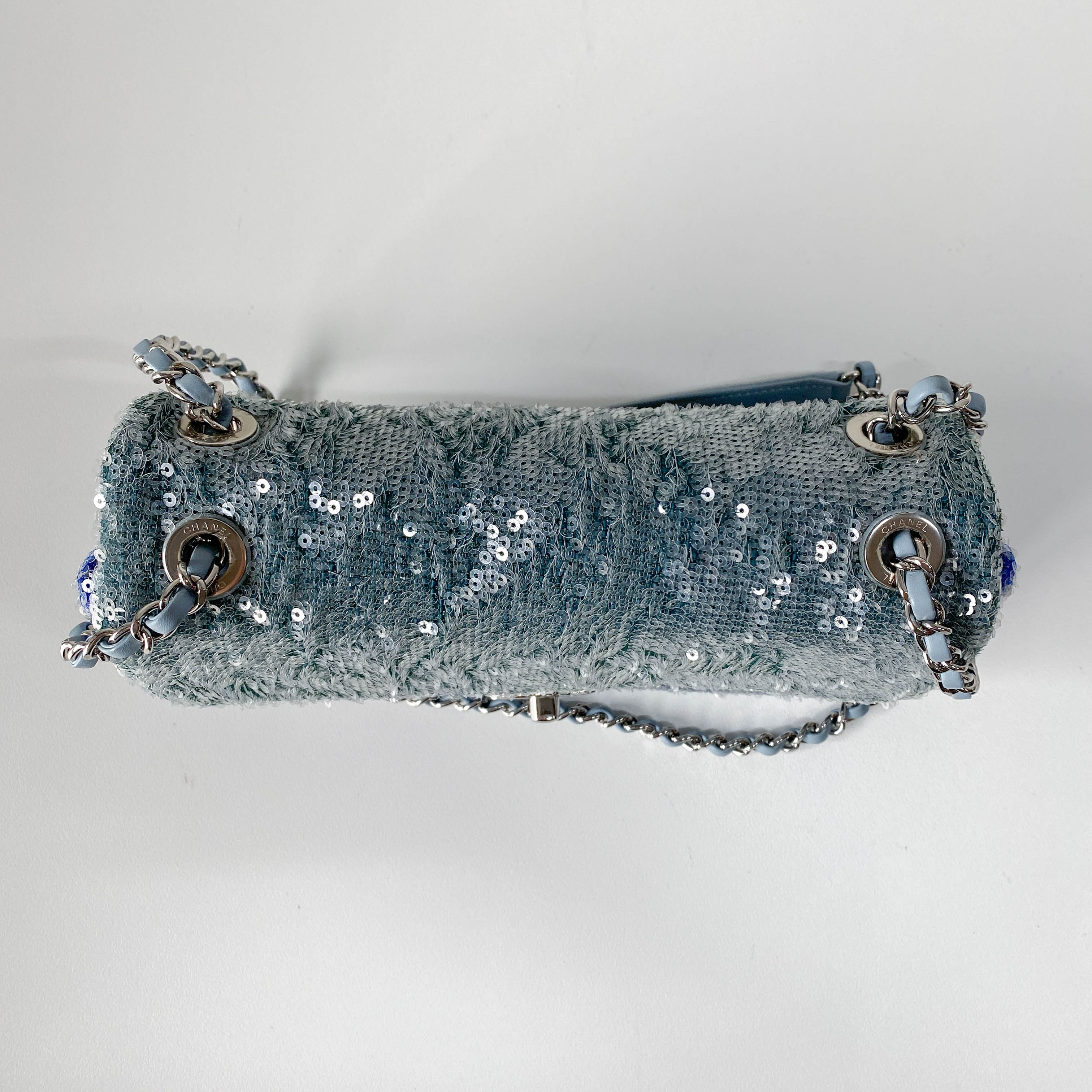 Small Waterfall Timeless Classic Sequin Bag