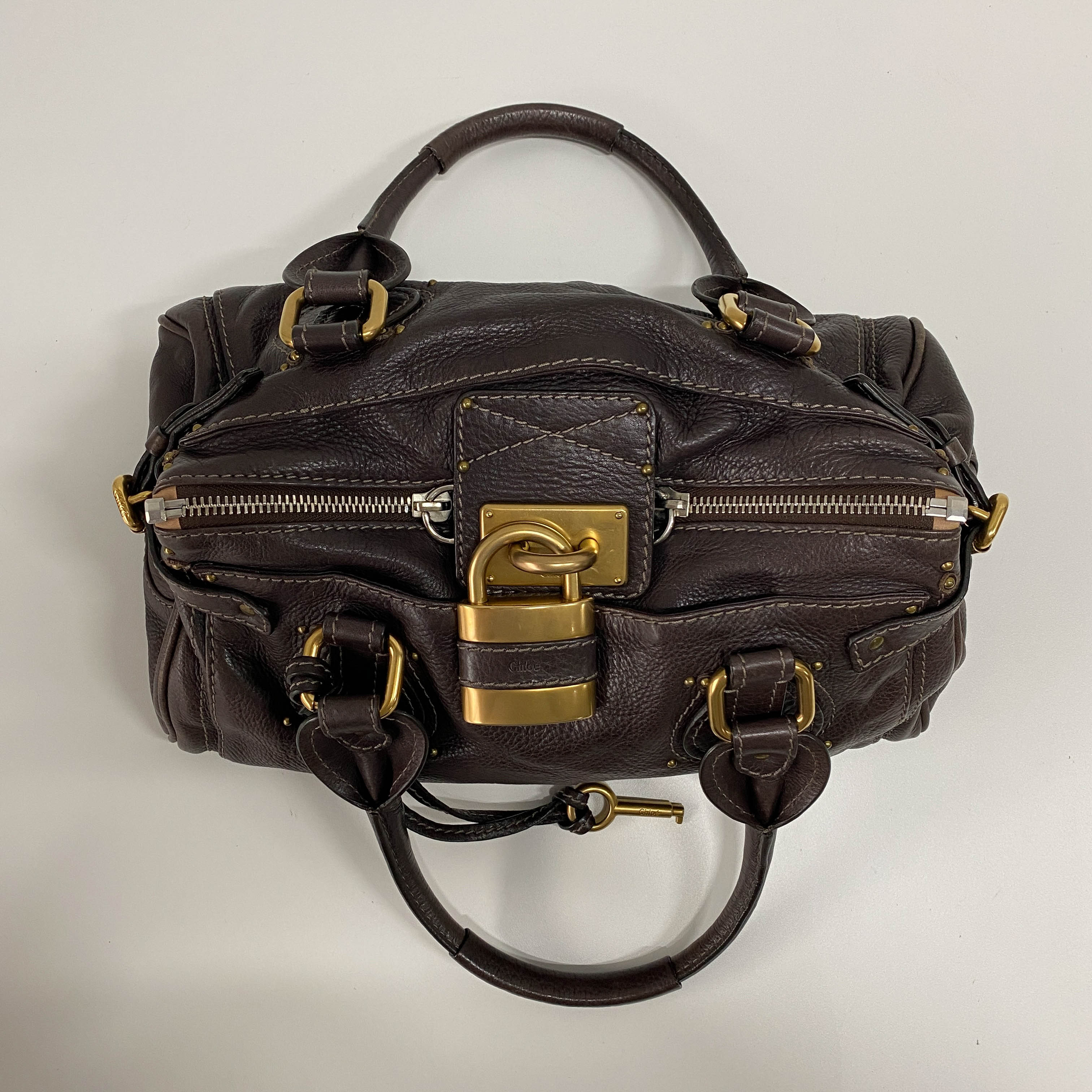 Paddington Brown Leather Handbag