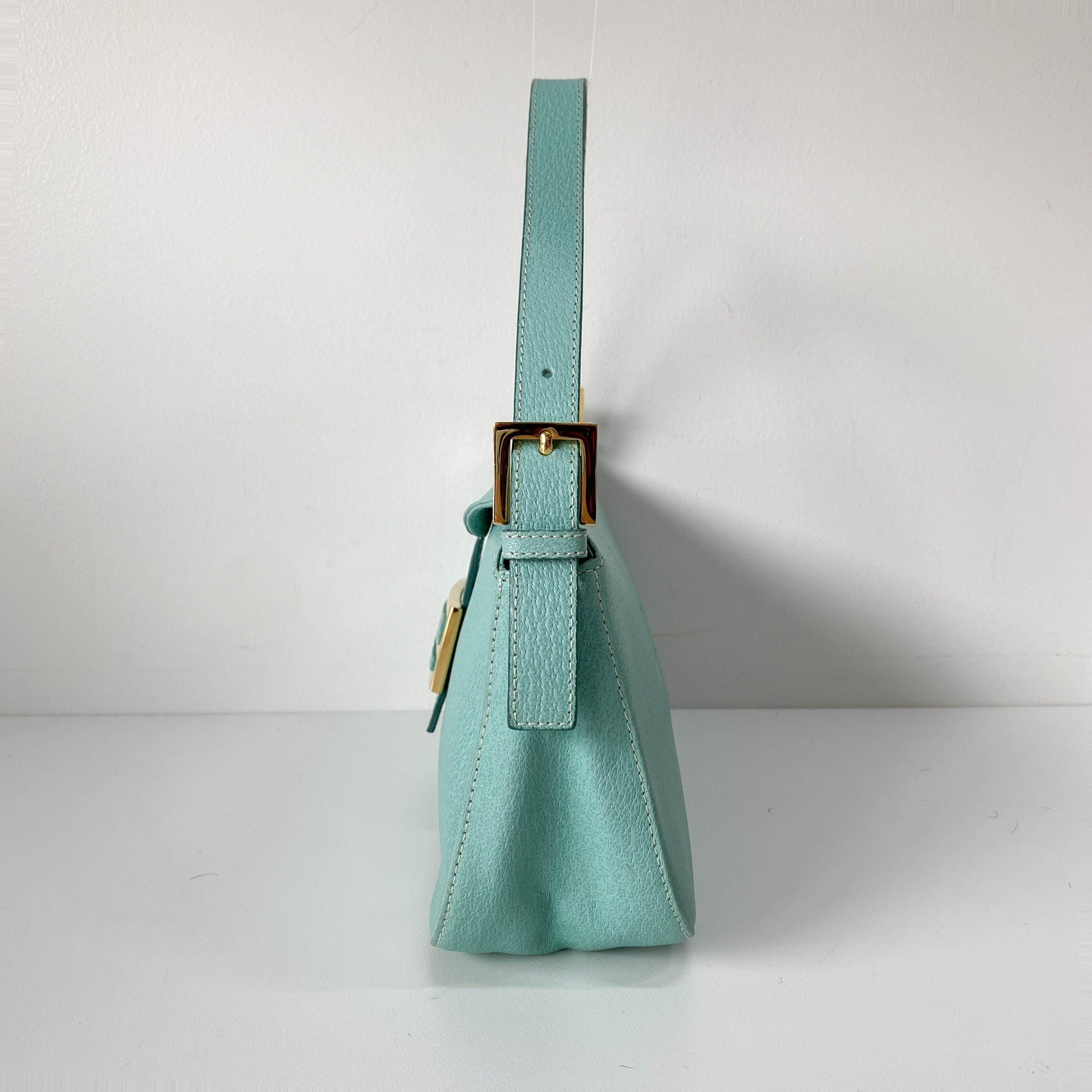 Green Leather Shoulder Bag