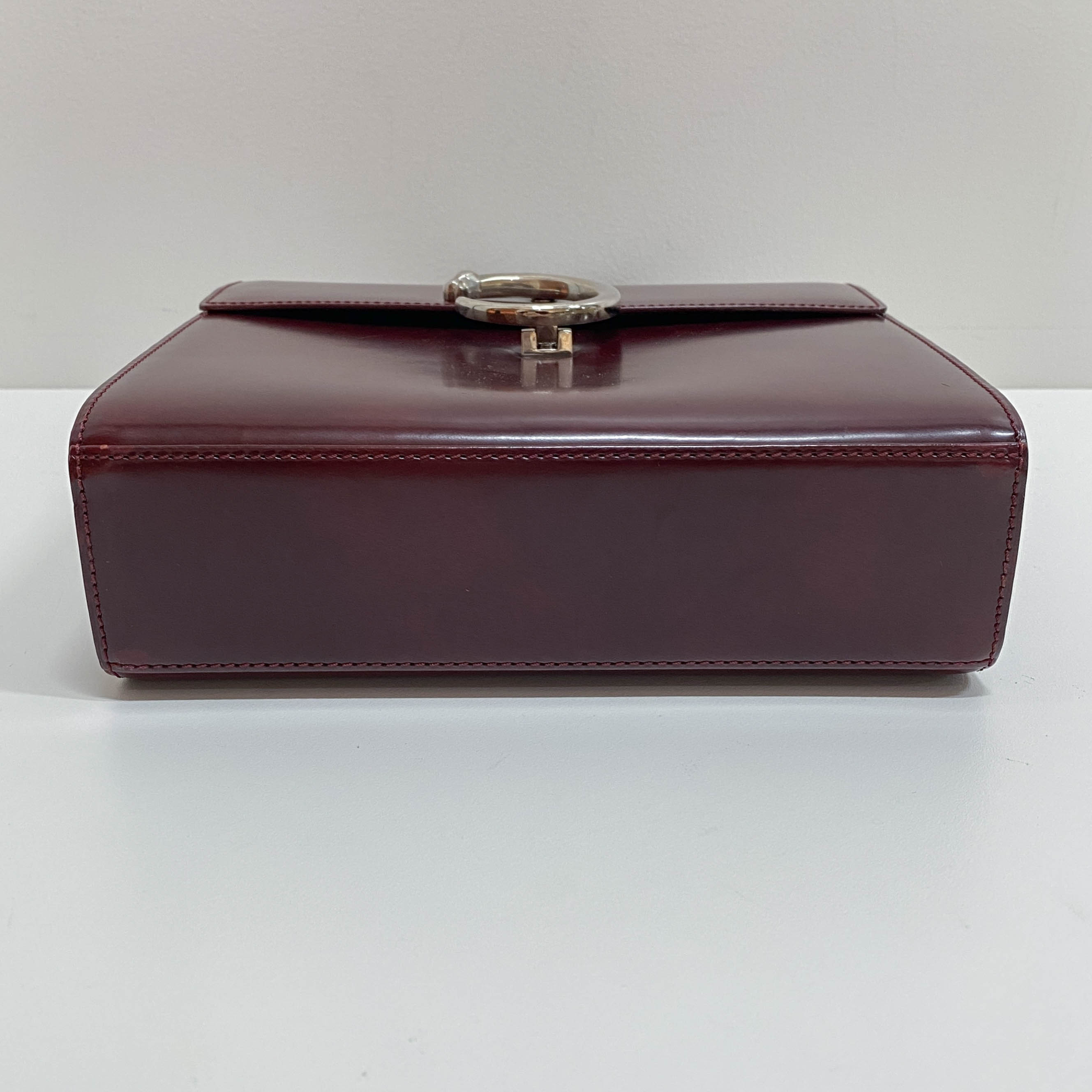 Panthère de Cartier Top Handle Leather Bag