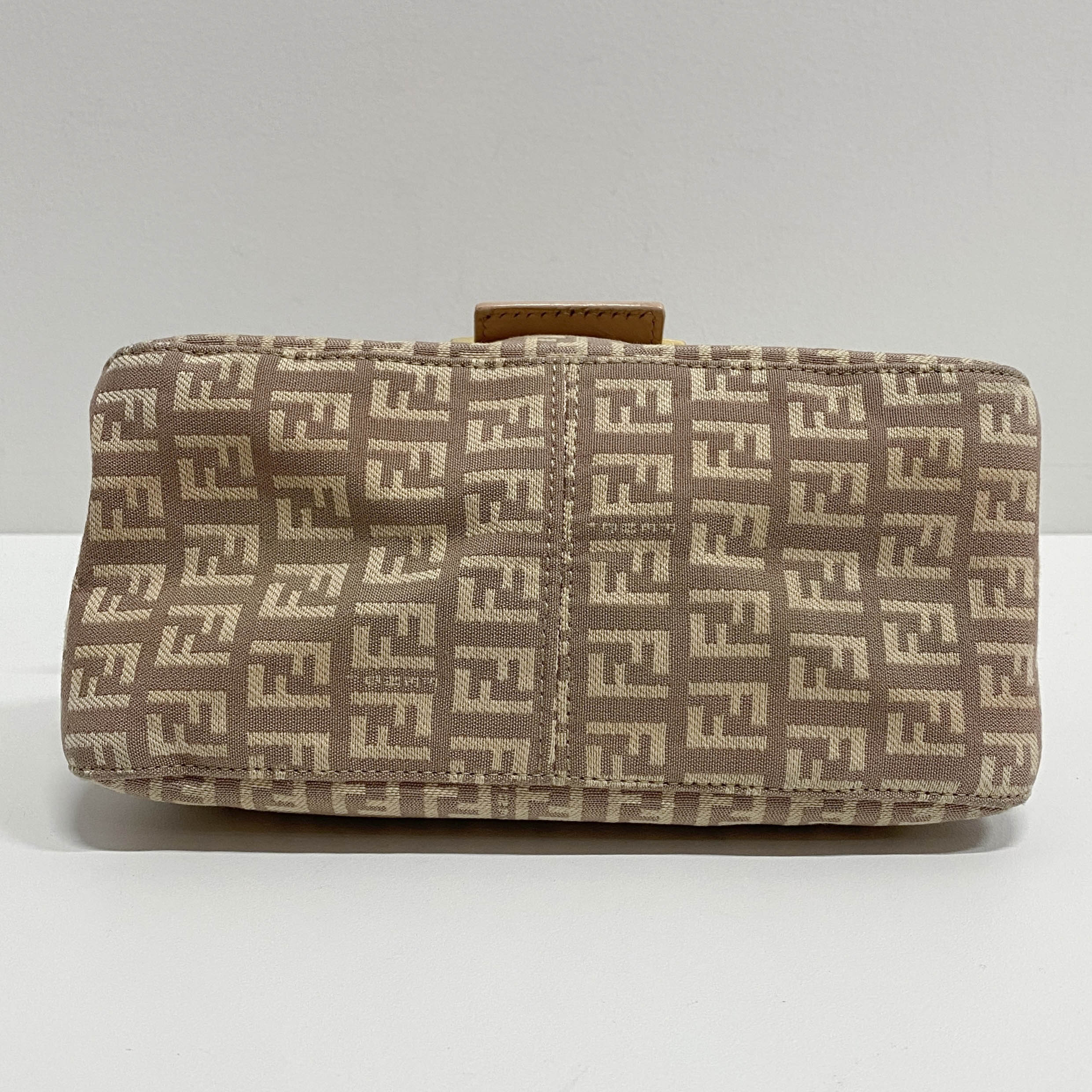 Zucchino Mini Mamma Baguette Pink Canvas Shoulder Bag