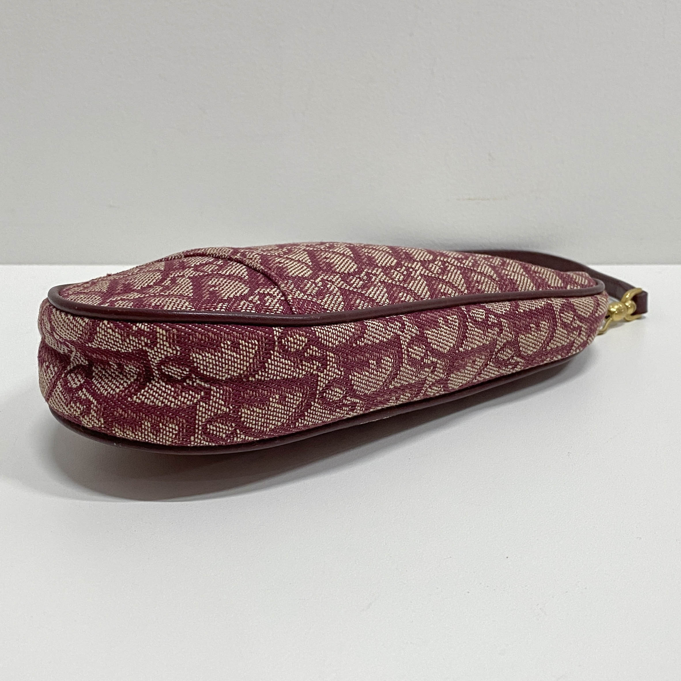 Saddle Red Trotter Canvas Shoulder Bag