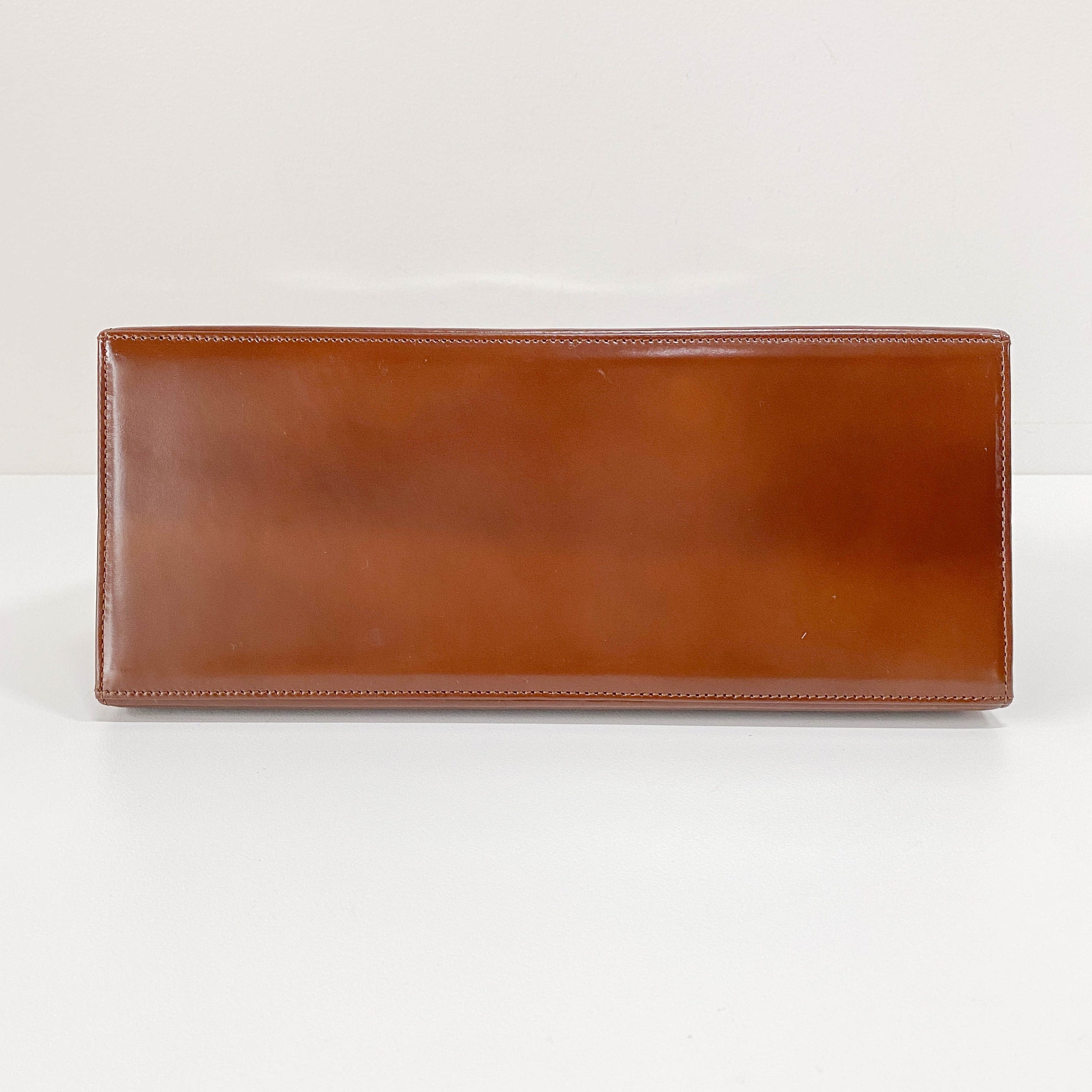Brown Leather Handle Bag