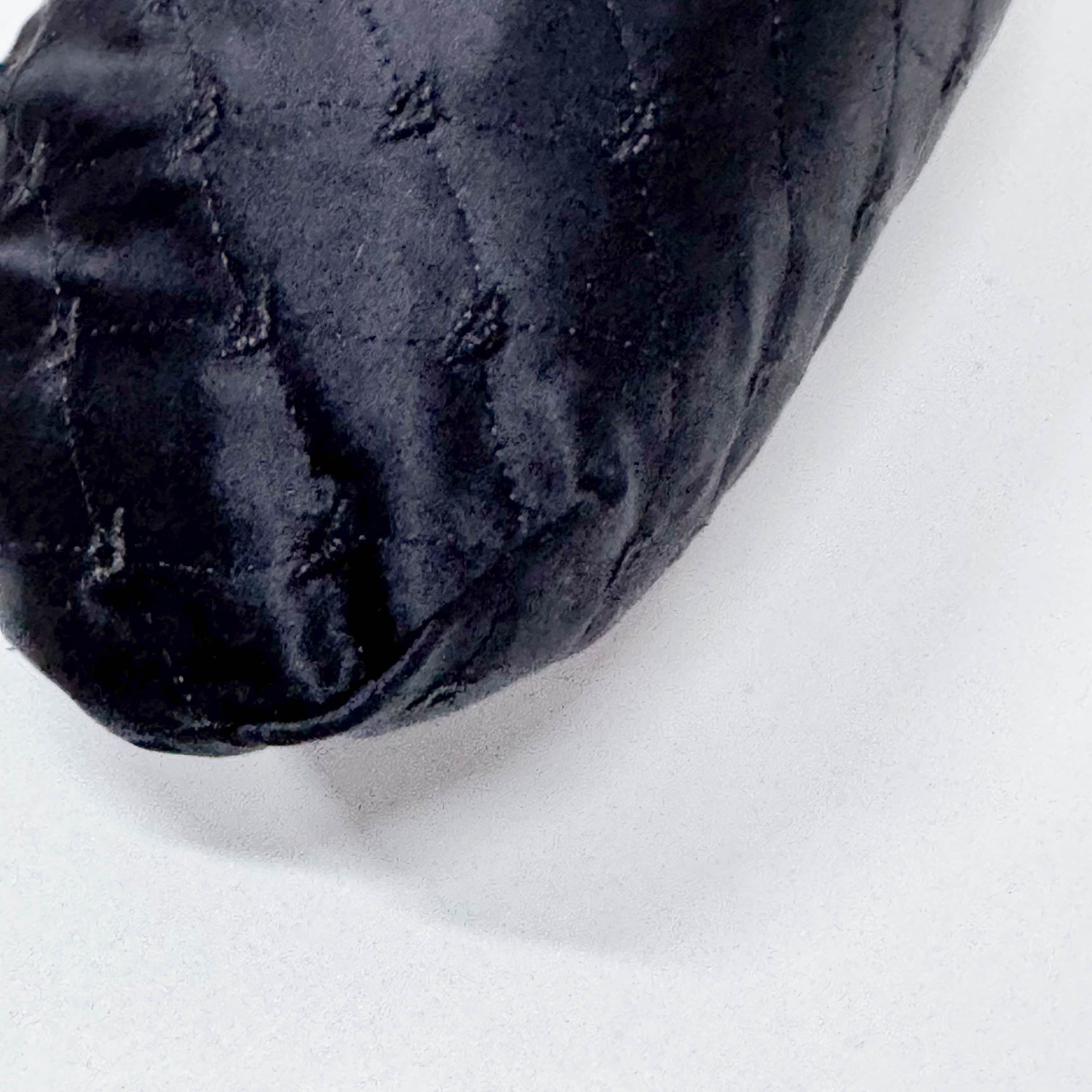 Black Silk Clutch/Shoulder Bag