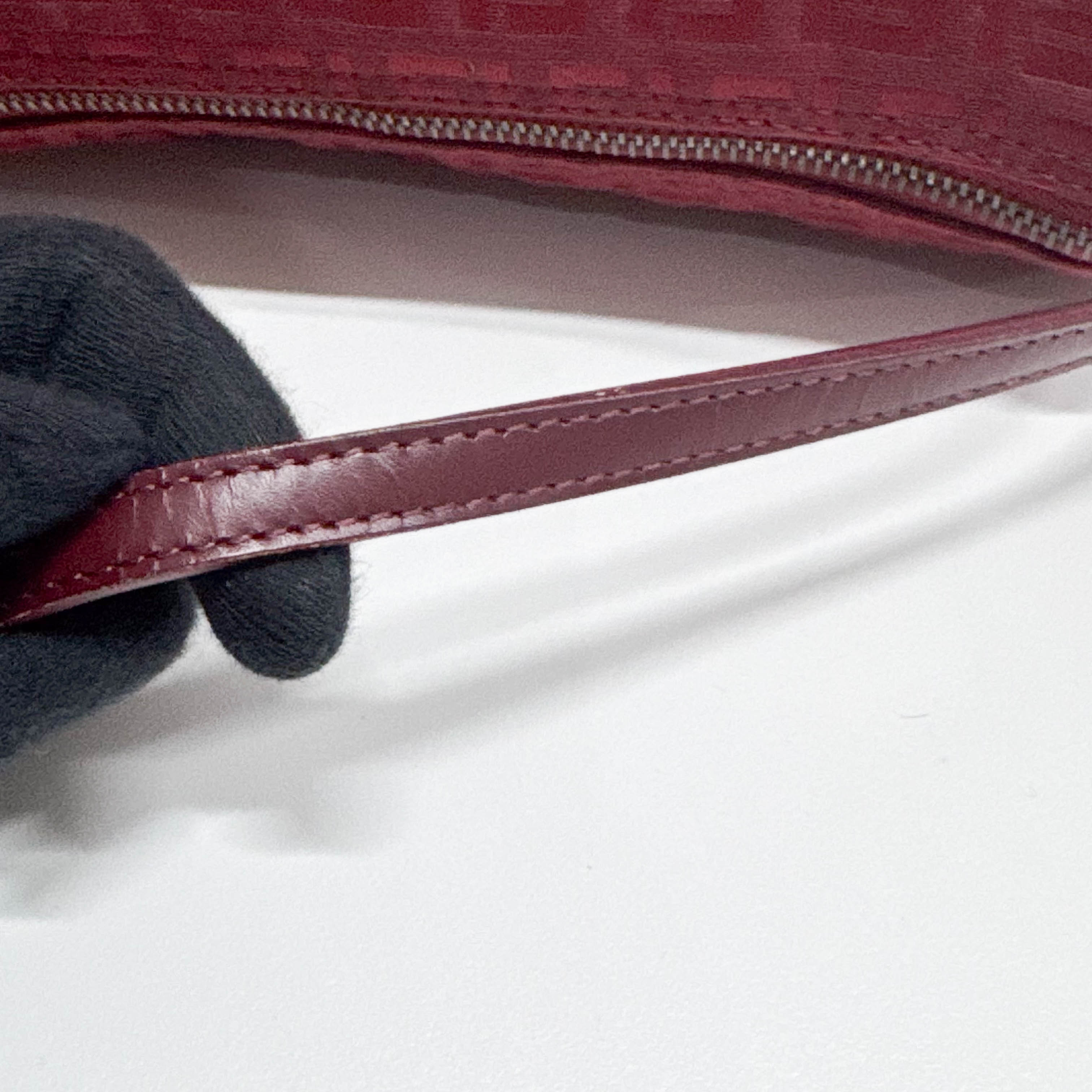 Zucchino Red Canvas Shoulder Bag