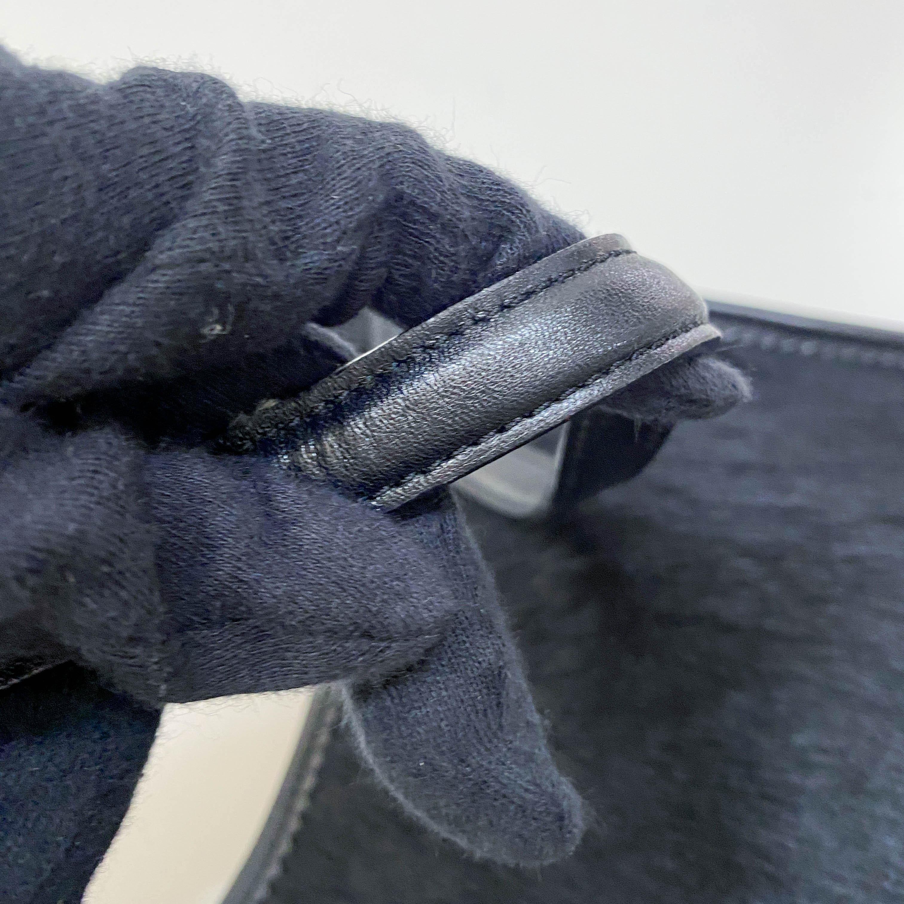 Black Pony Hair Shoulder Bag