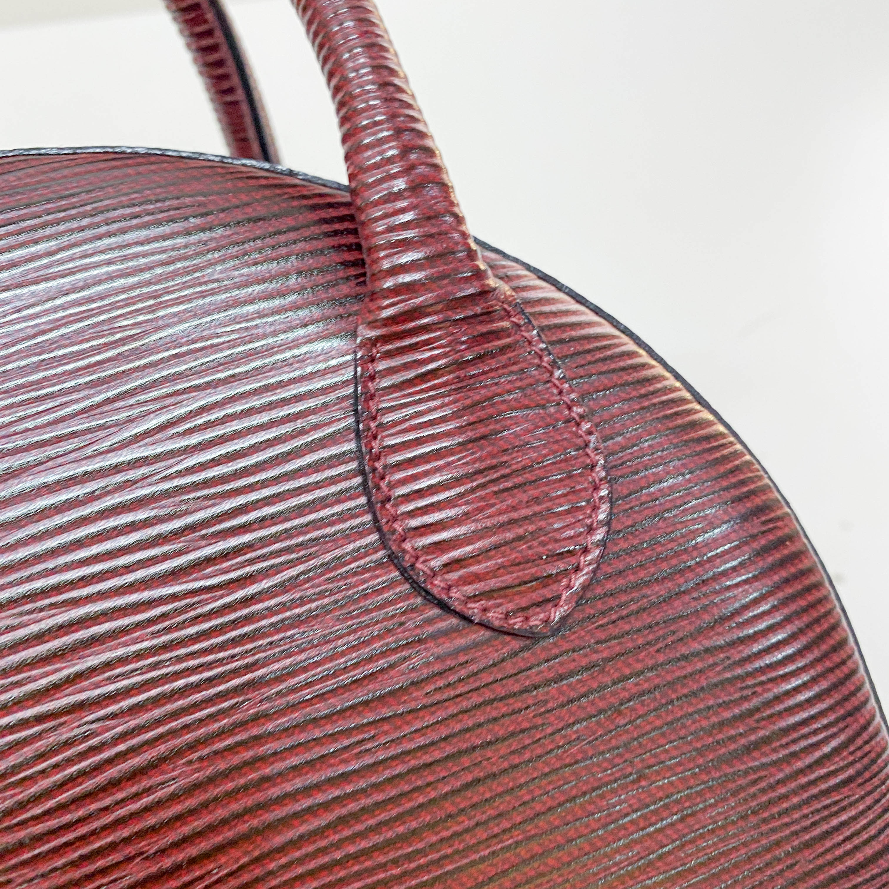 Vintage Red Leather Two Way bag