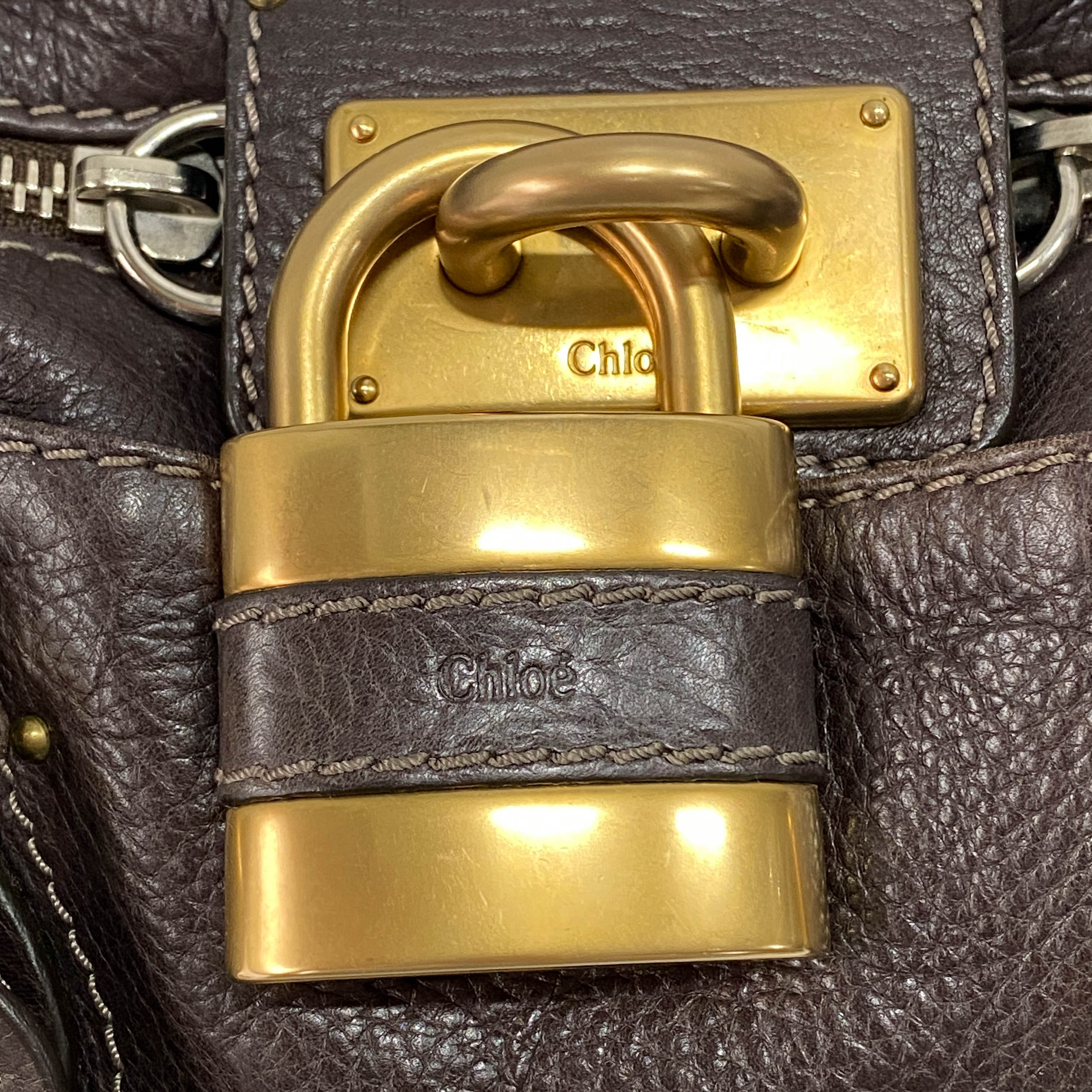 Paddington Brown Leather Handbag