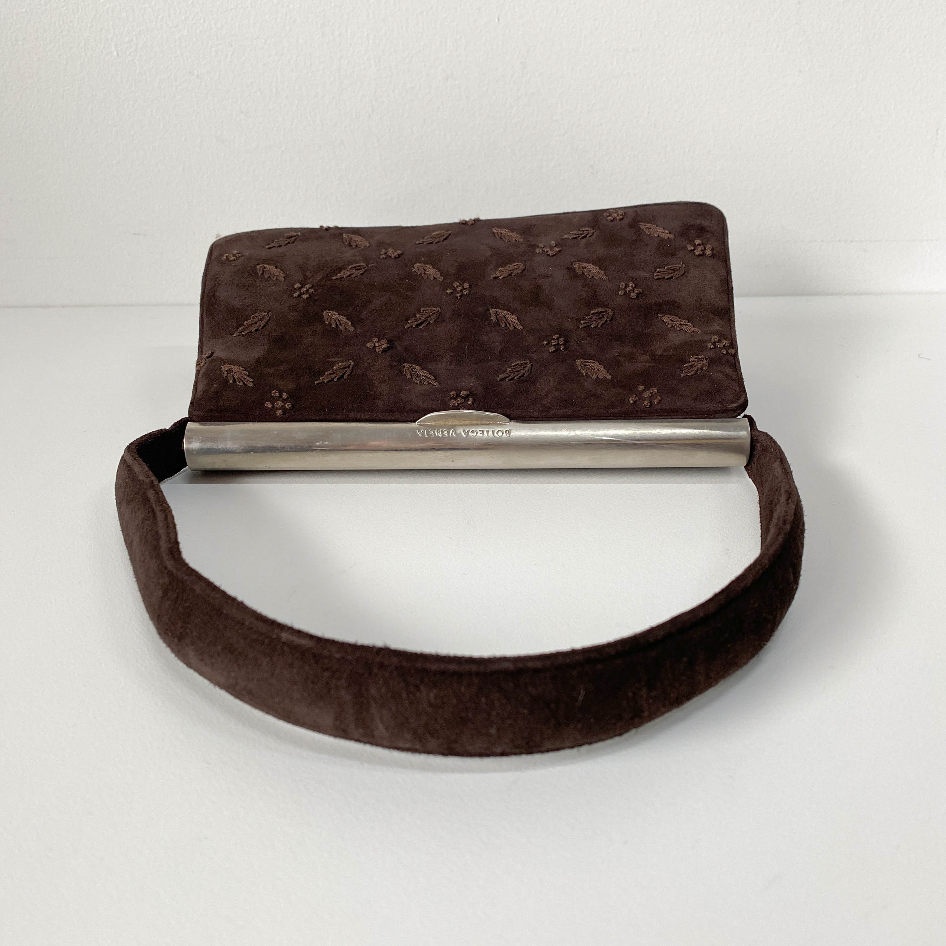Brown Suede Handbag