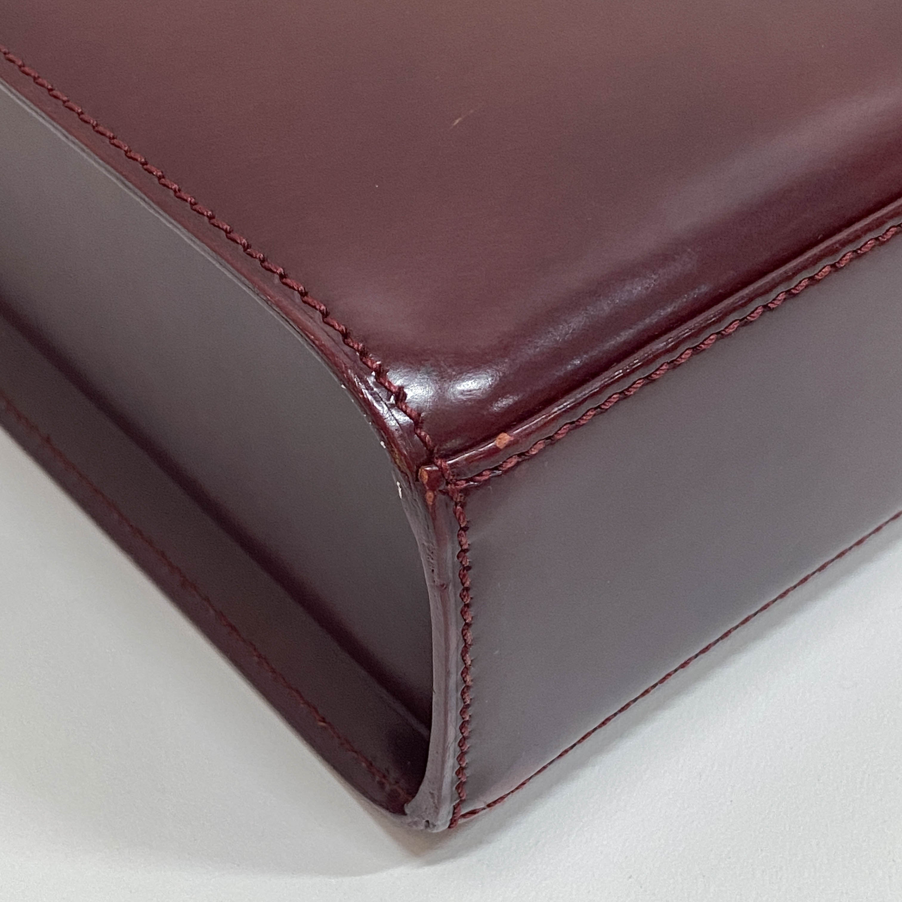 Panthère de Cartier Top Handle Leather Bag