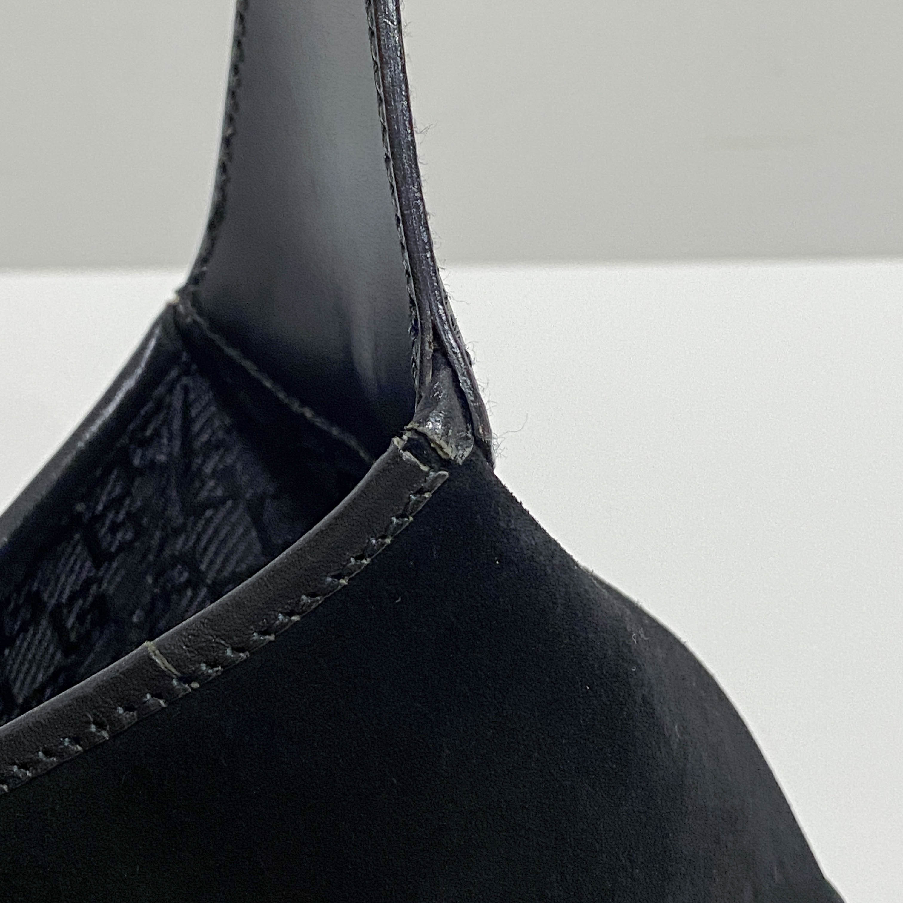 Jackie Black Suede Shoulder Bag