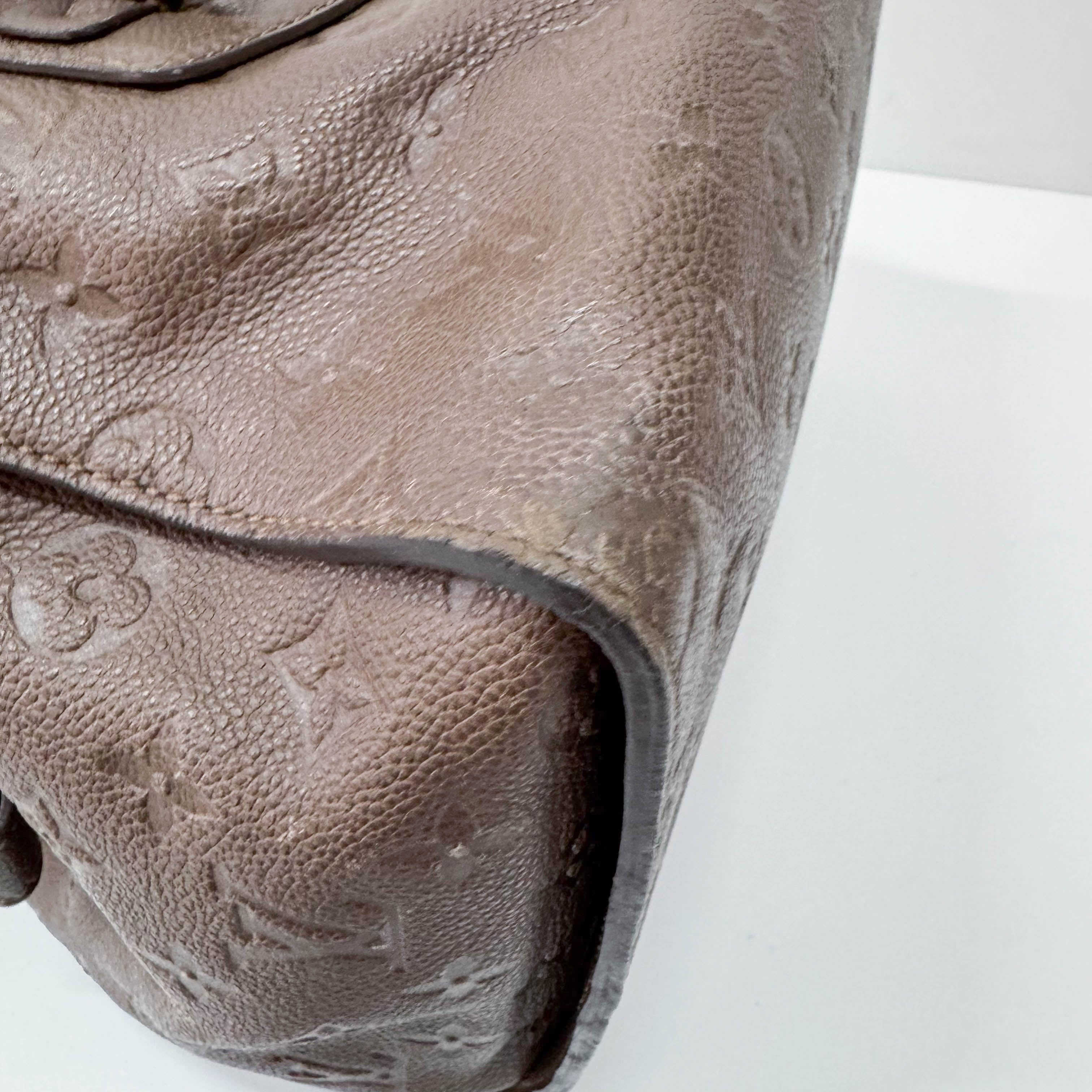 Empreinte Inspire Taupe Monogram Shoulder Bag