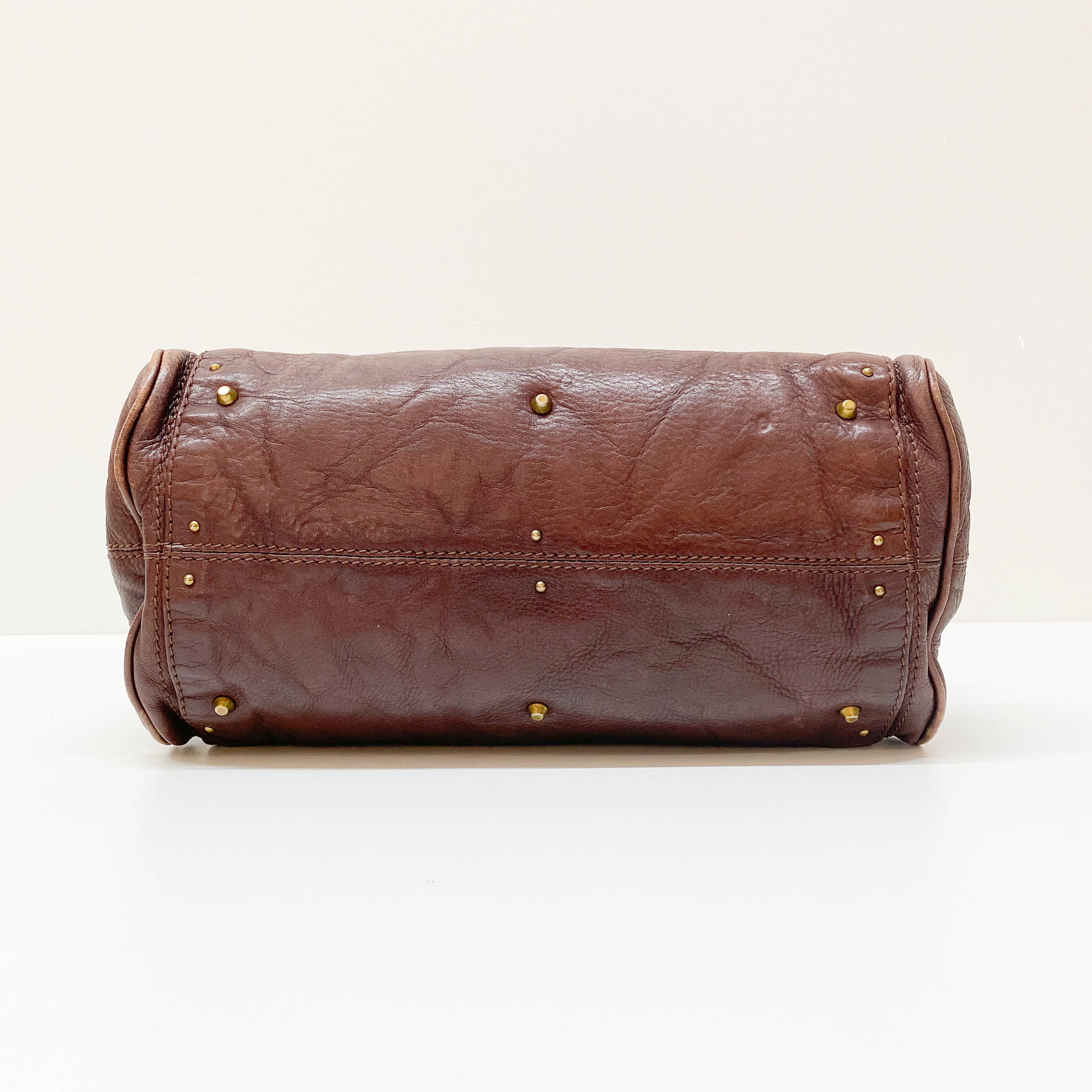 Paddington Brown Leather Shoulder Bag