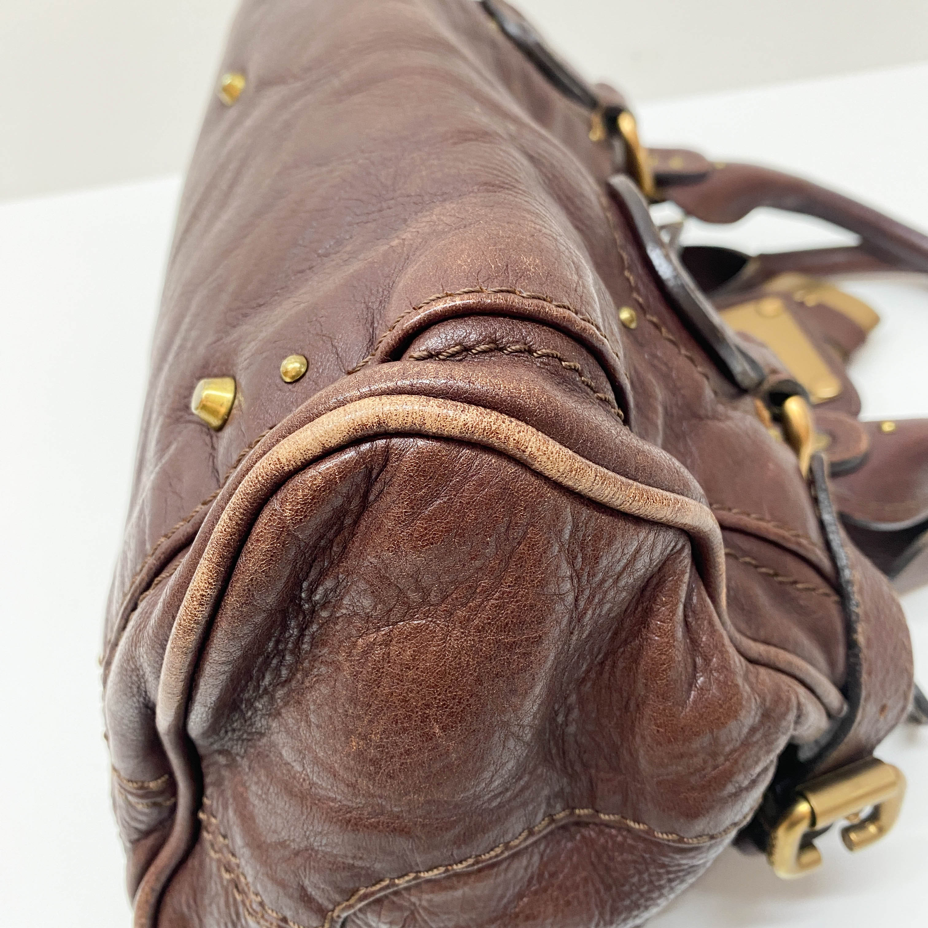 Paddington Brown Leather Shoulder Bag