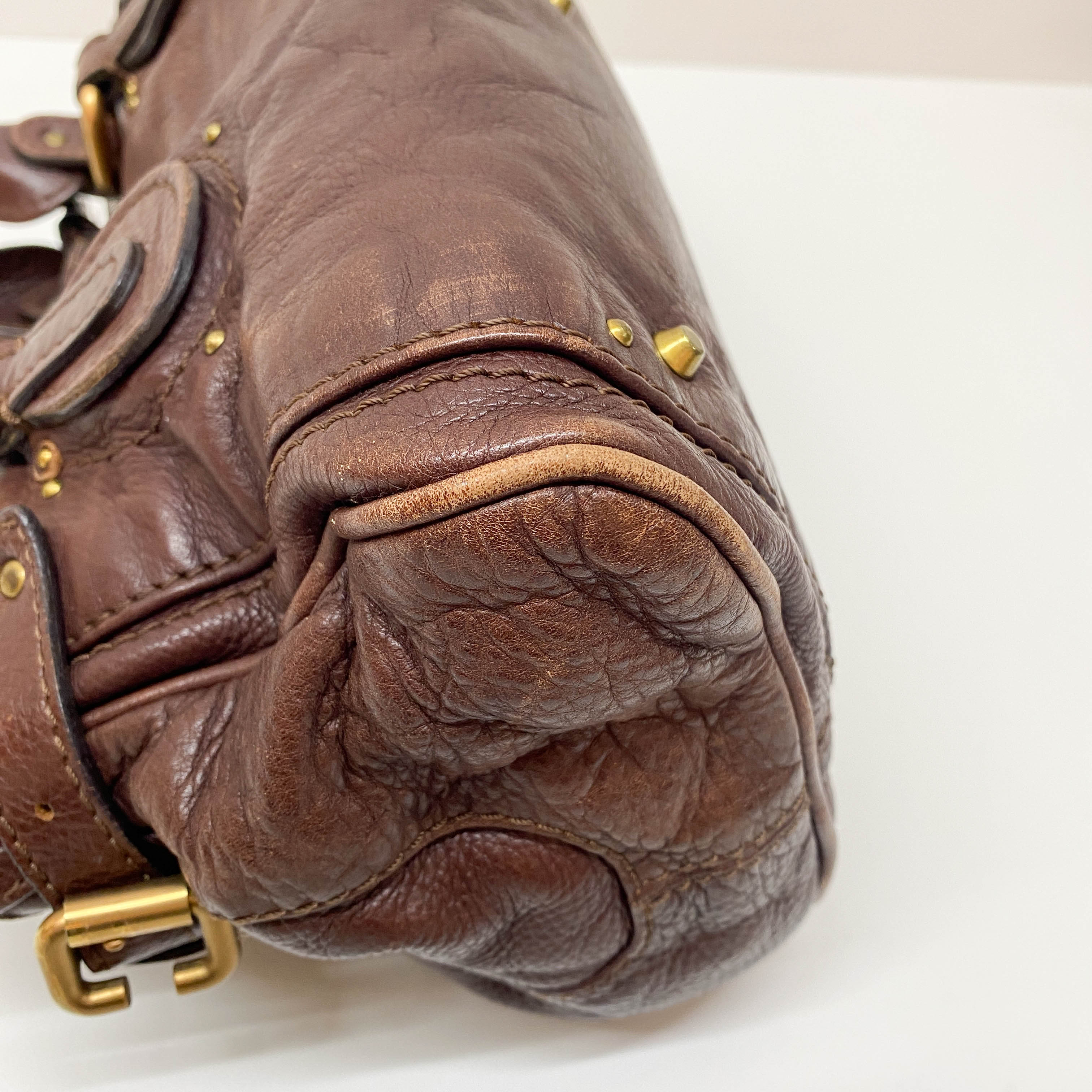 Paddington Brown Leather Shoulder Bag