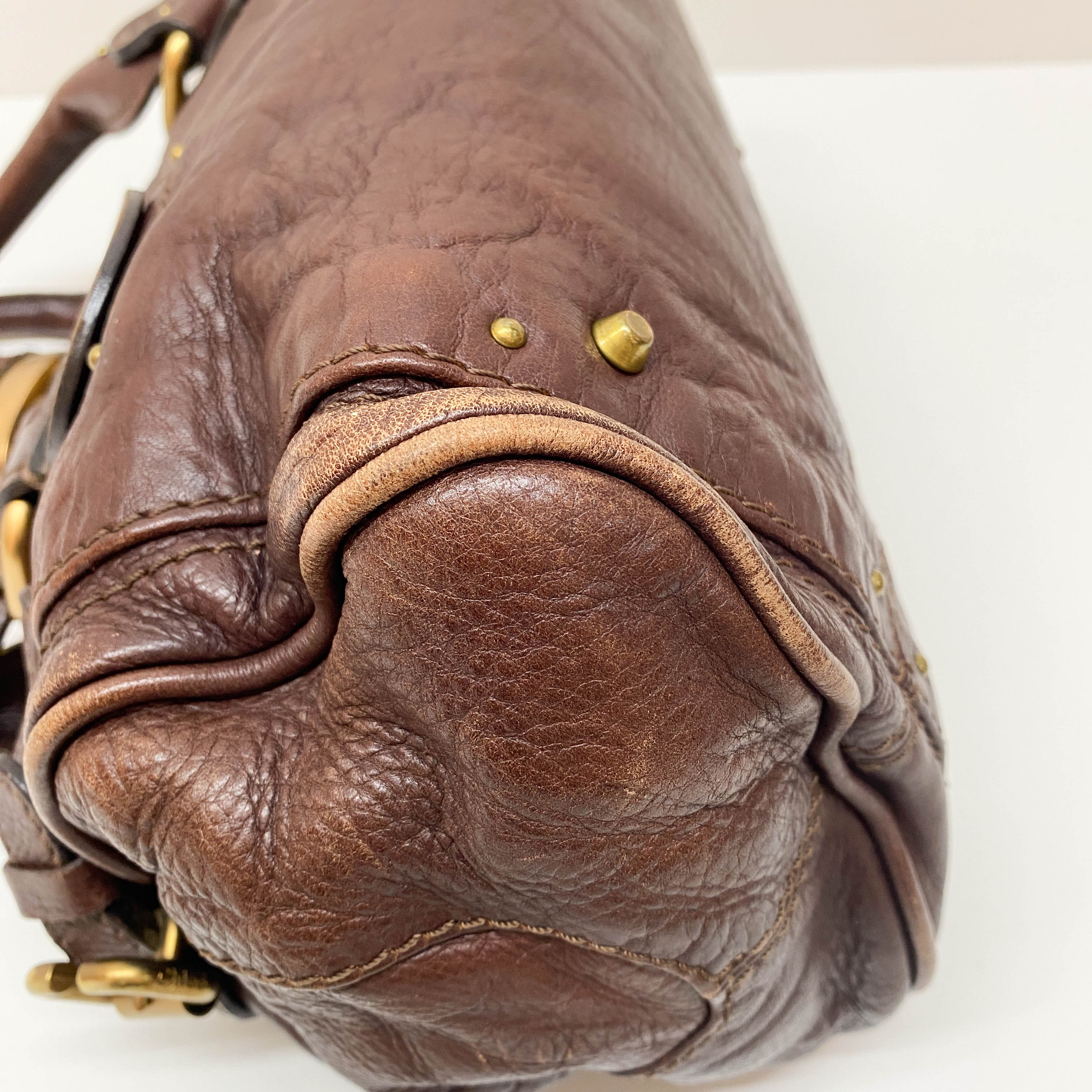 Paddington Brown Leather Shoulder Bag
