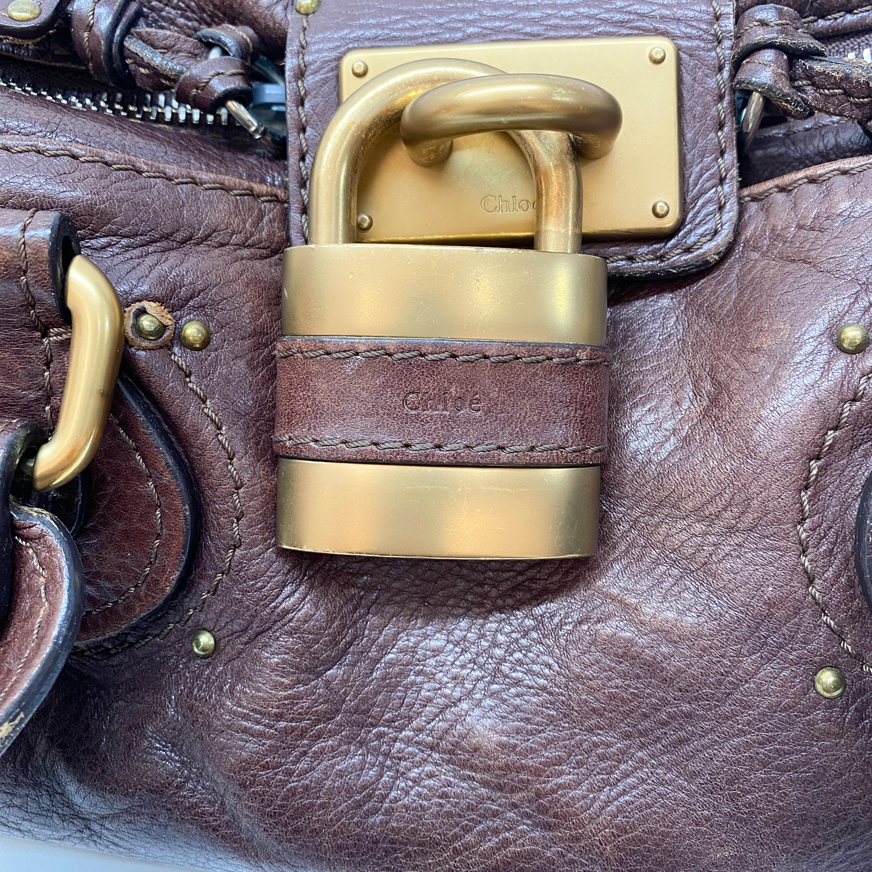 Paddington Brown Leather Shoulder Bag