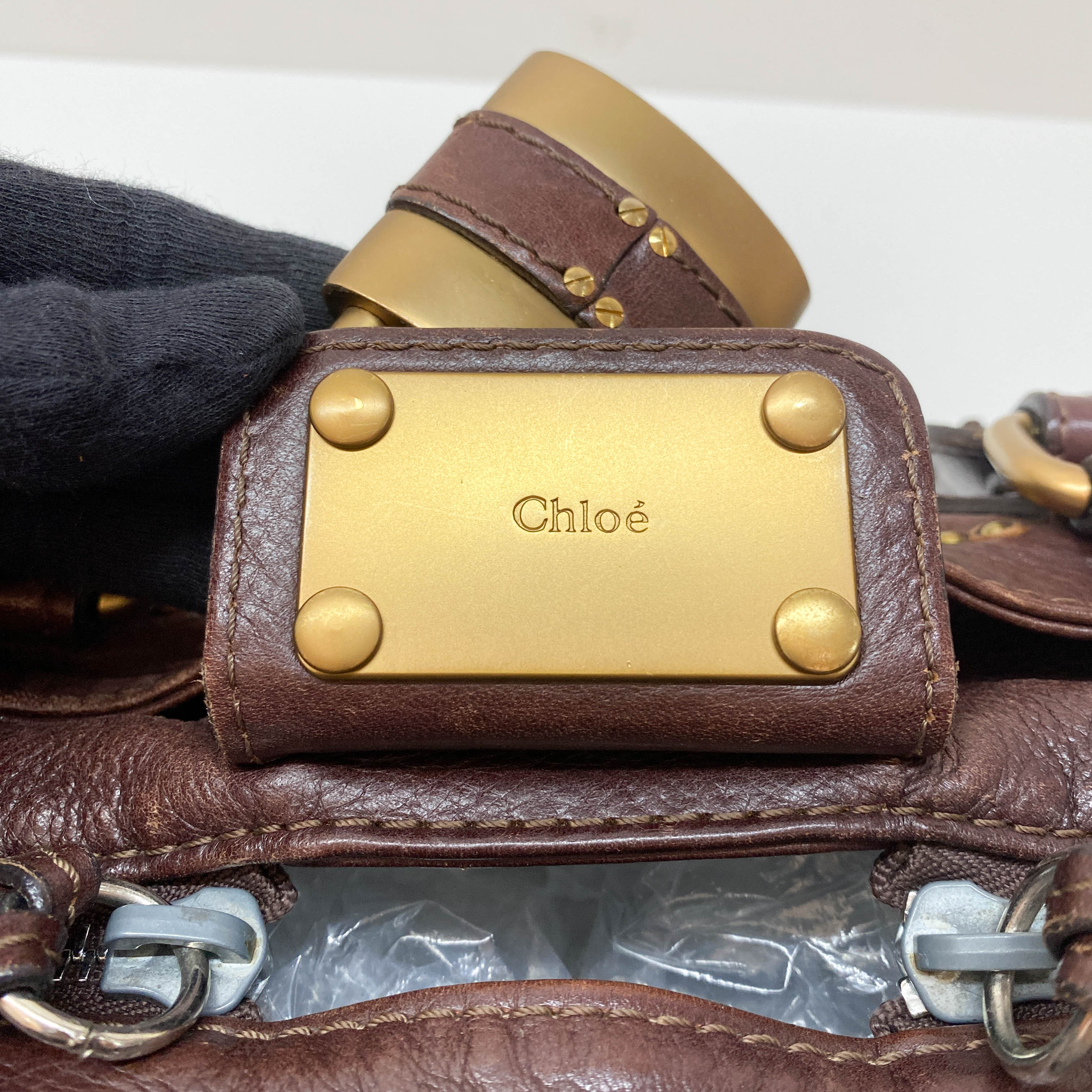 Paddington Brown Leather Shoulder Bag